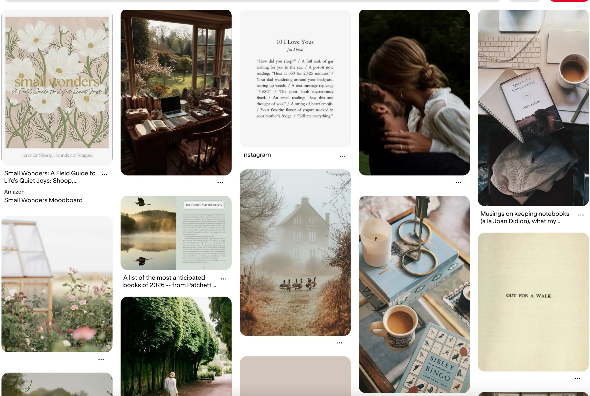Small Wonders Mood Board