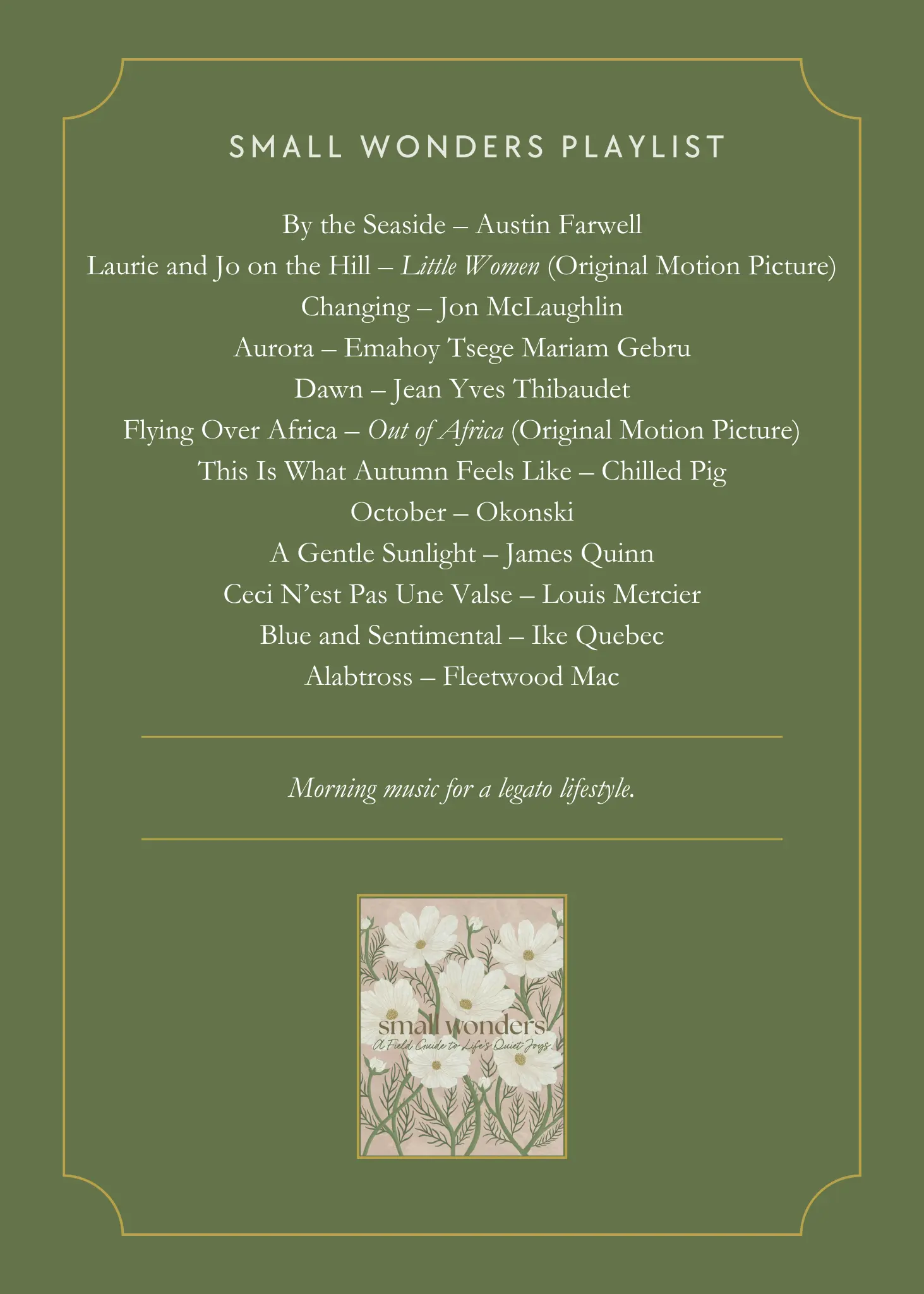 Small Wonders by Jen Shoop Playlist