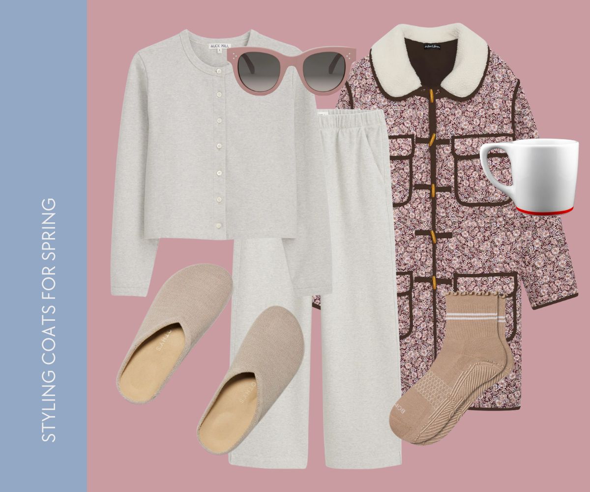 styling coats for spring collage