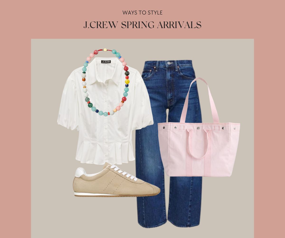 J.Crew Spring Arrivals Styling Collage