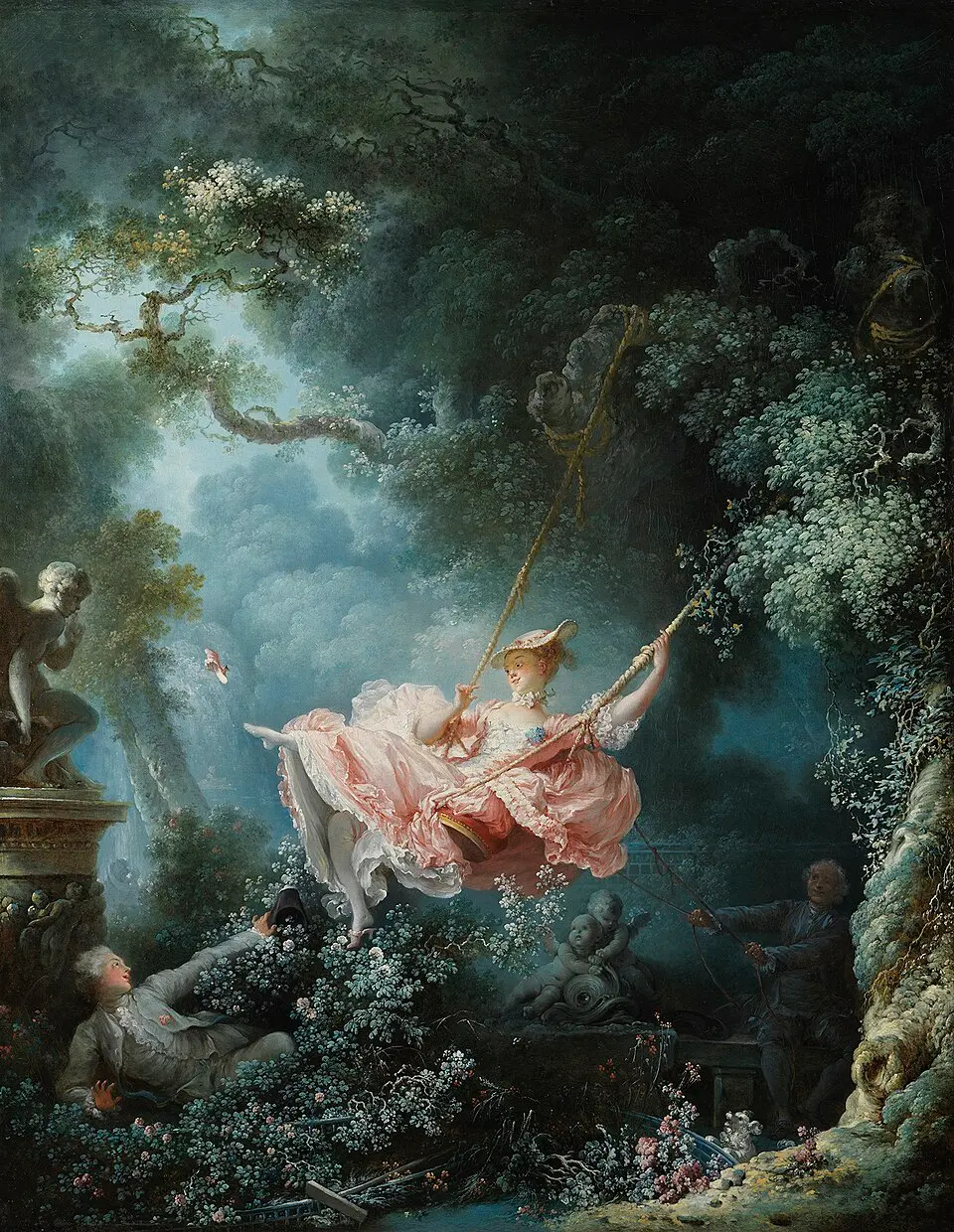 Fragonard spring painting