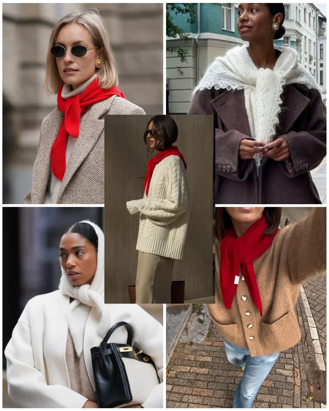 Triangle Scarf Styling