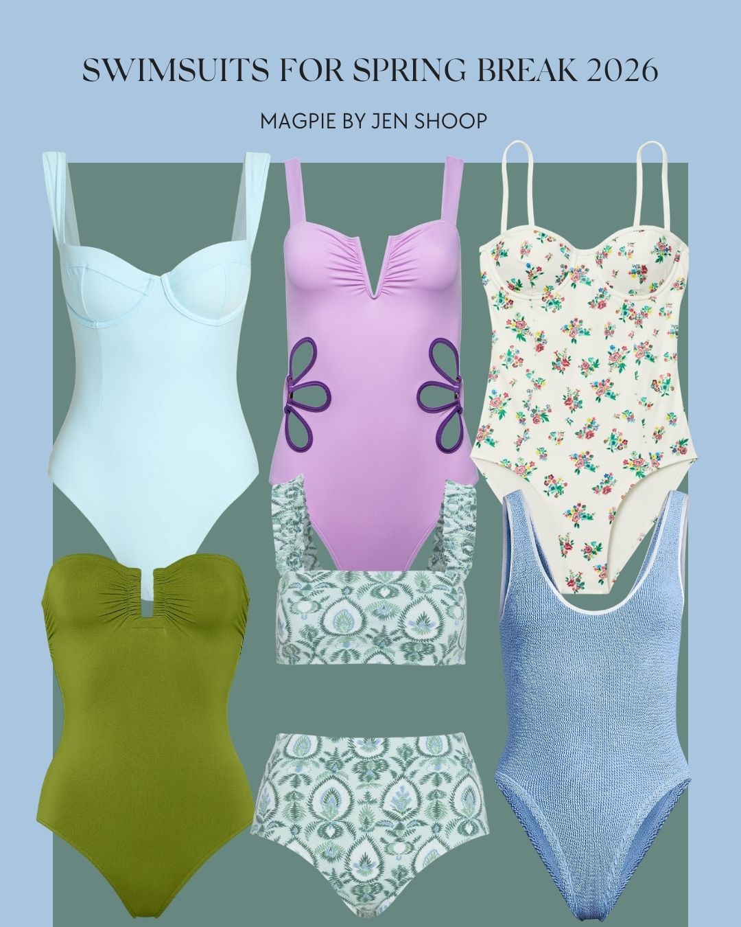 Swimsuits for spring break 2026.