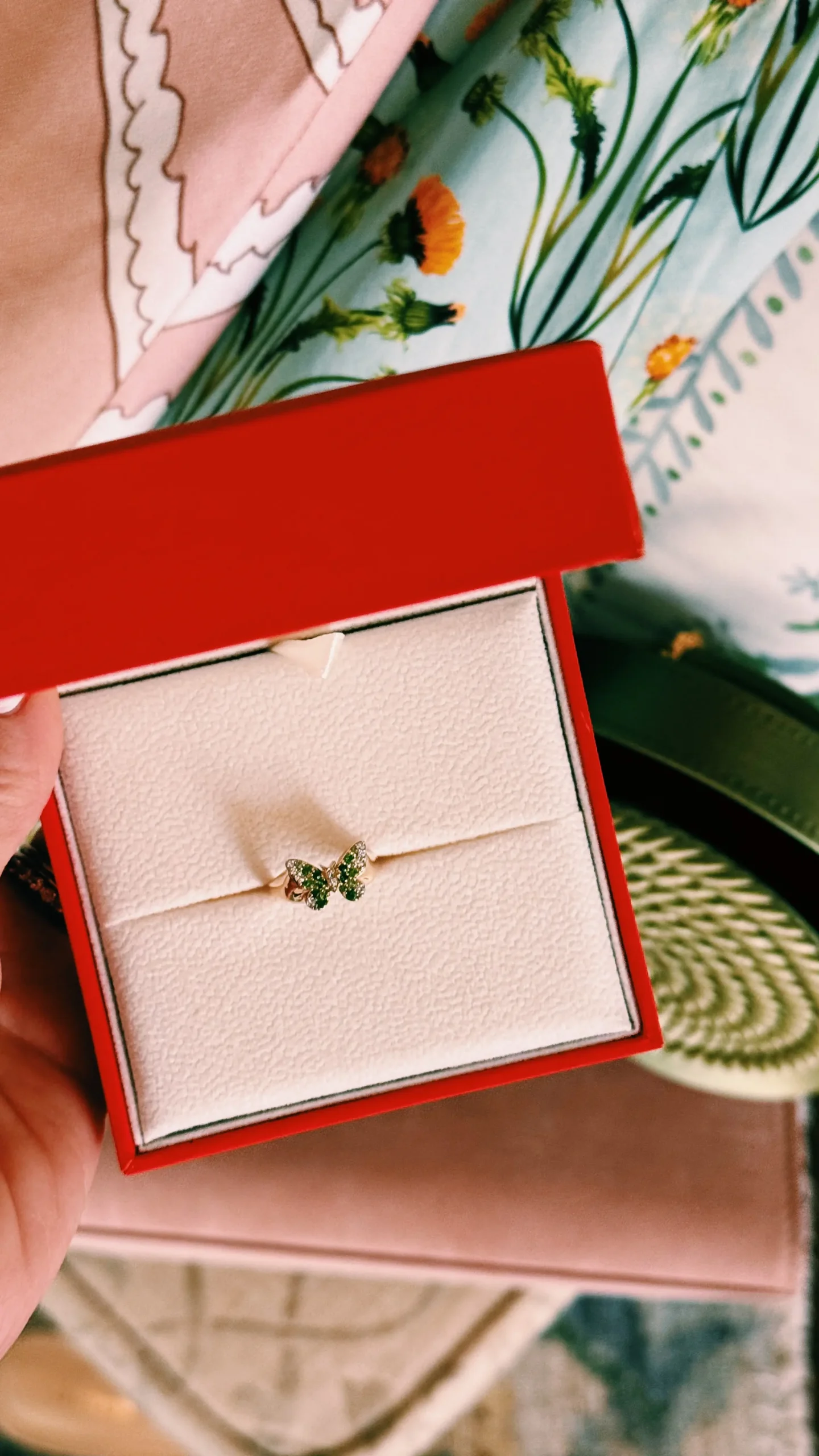 Eriness butterfly ring