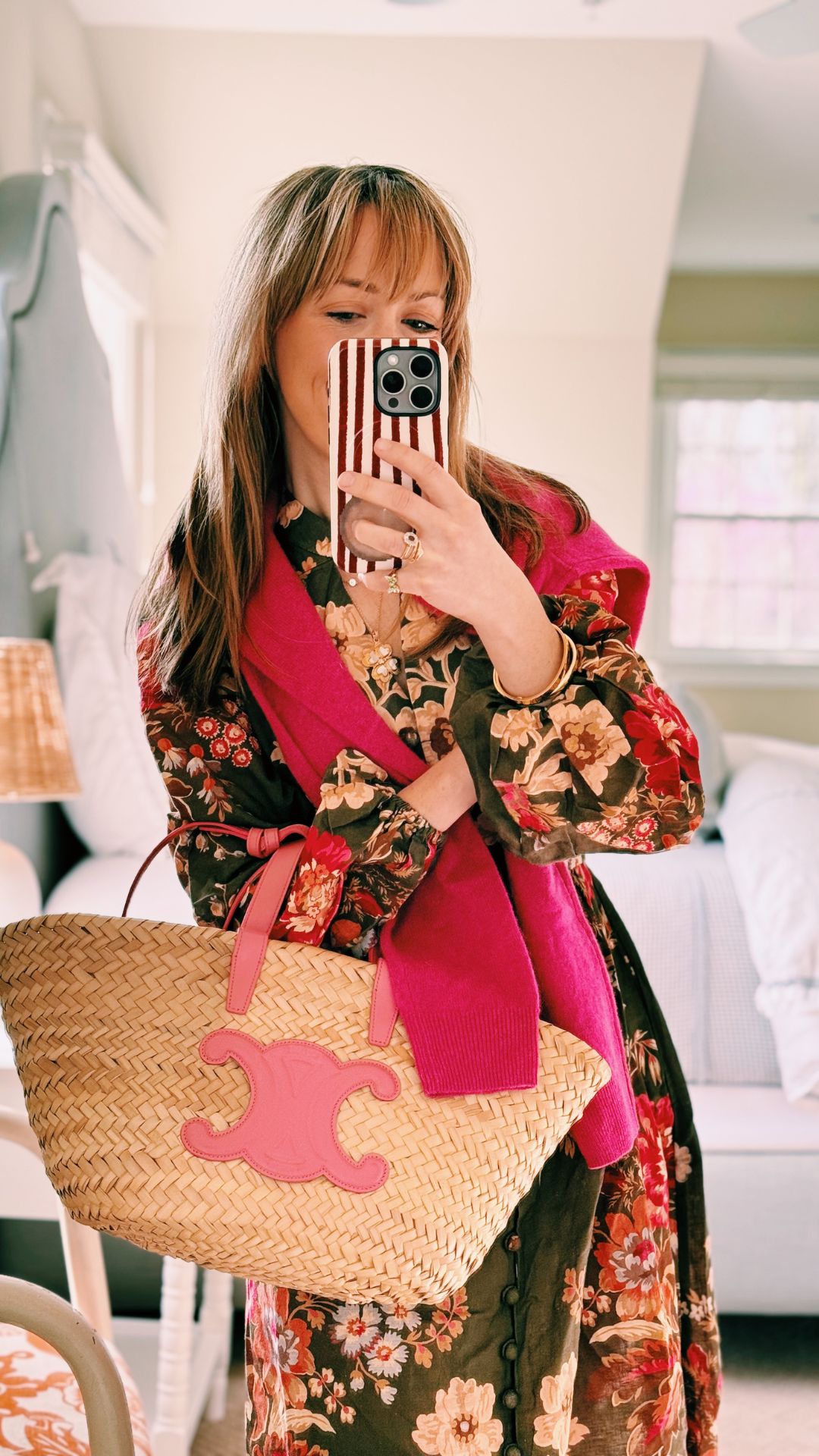 Raspberry Cashmere Cardigan