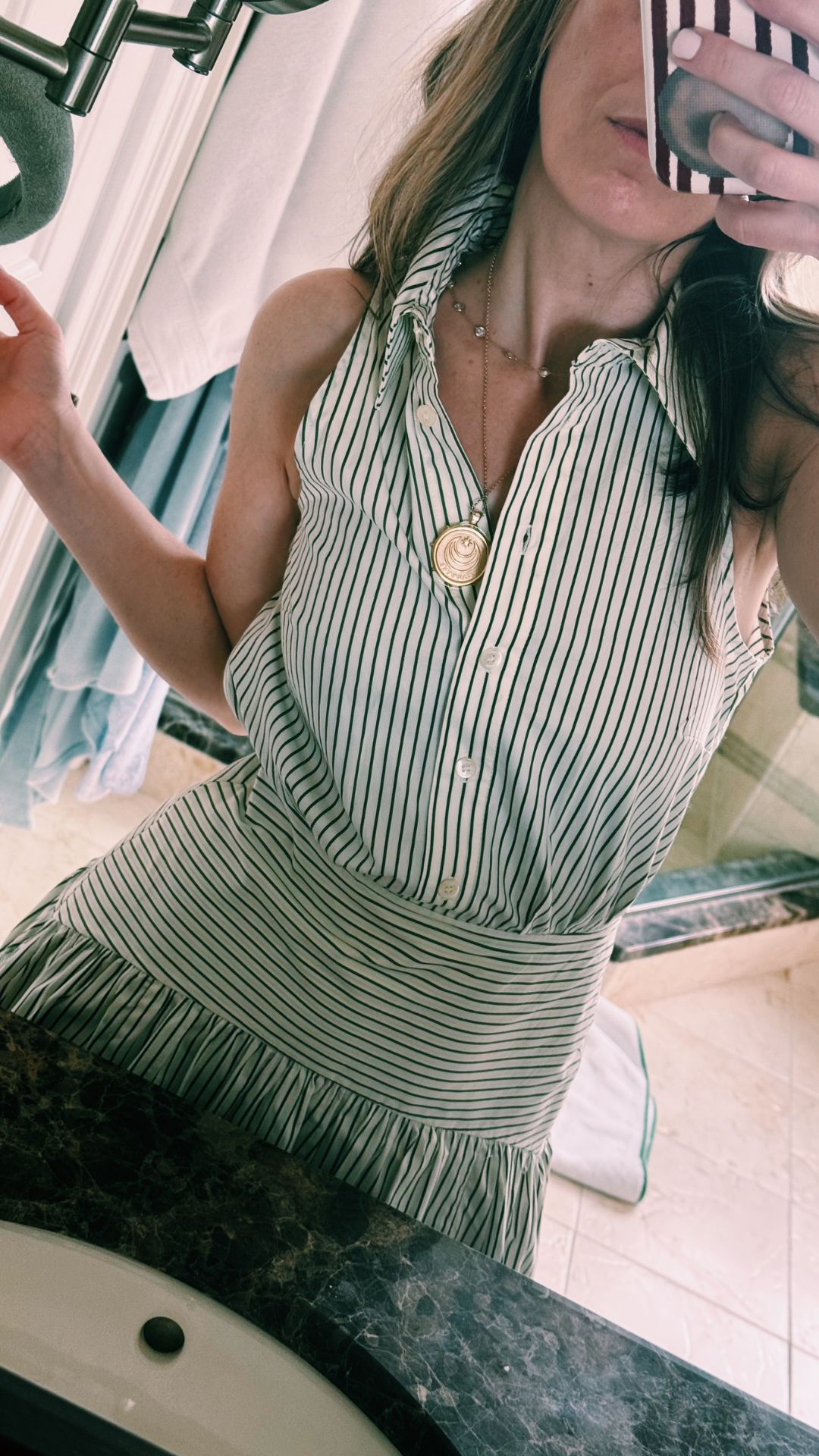 stripe spring dress