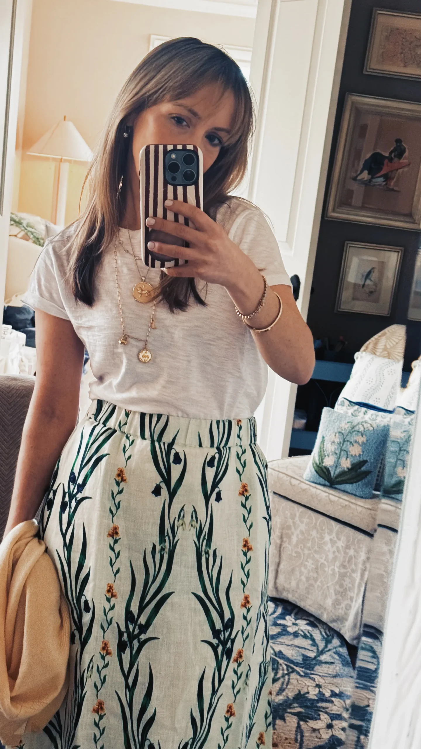 Wildflower Vines Skirt from Print Fresh