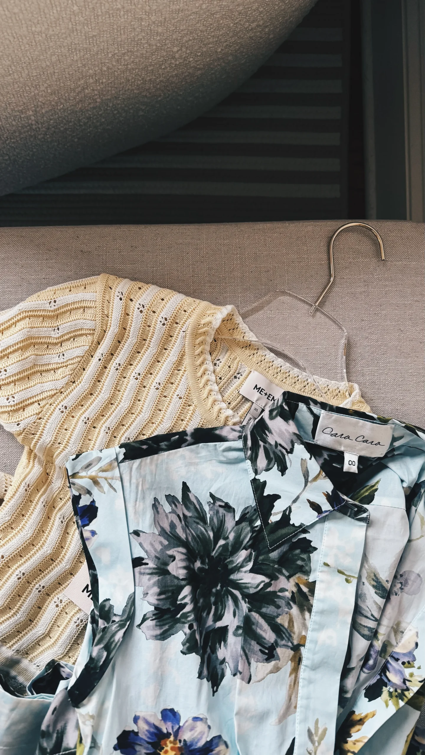 Me + Em crochet stripe dress