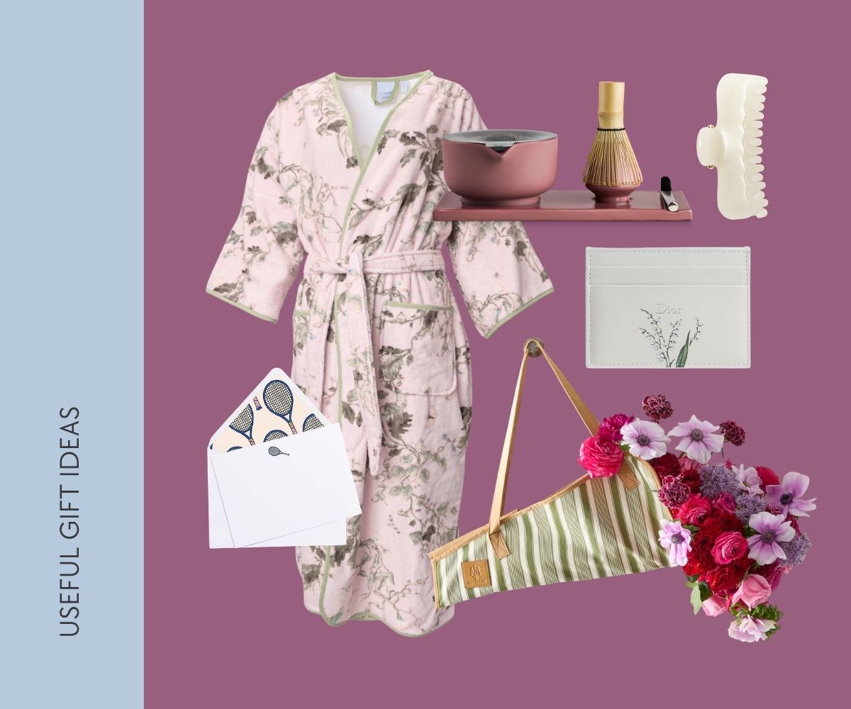 Useful gift ideas collage.
