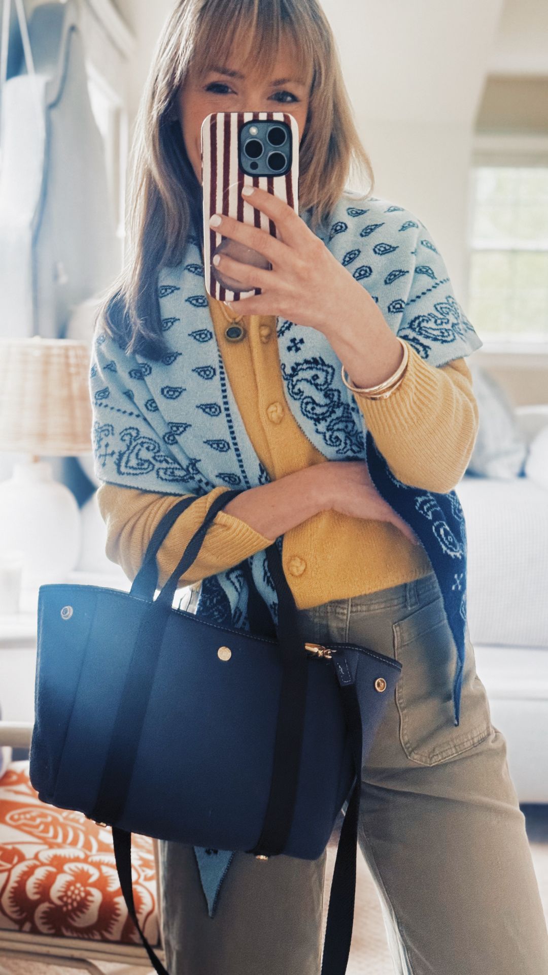 cashmere cardigan