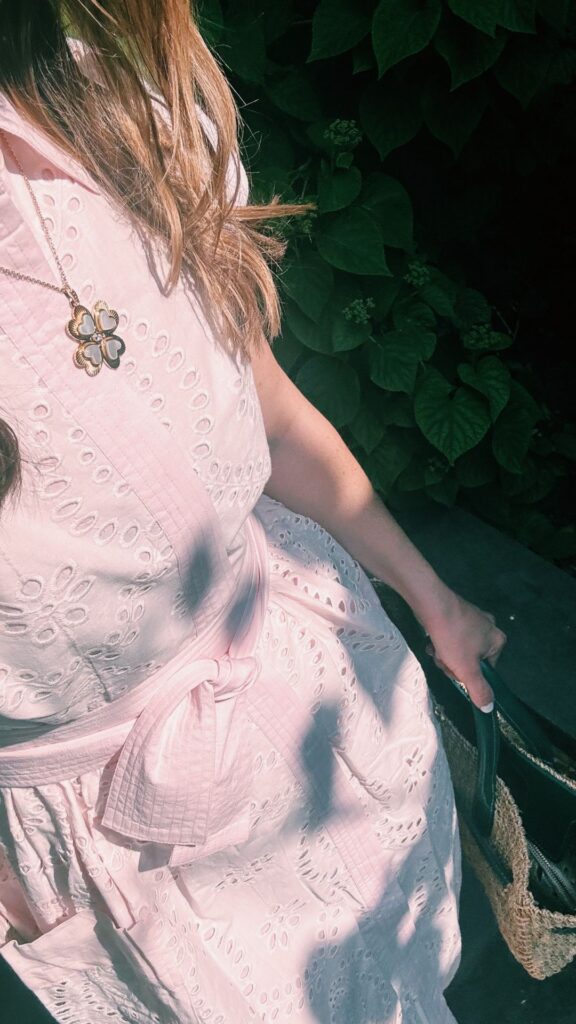 eyelet dress