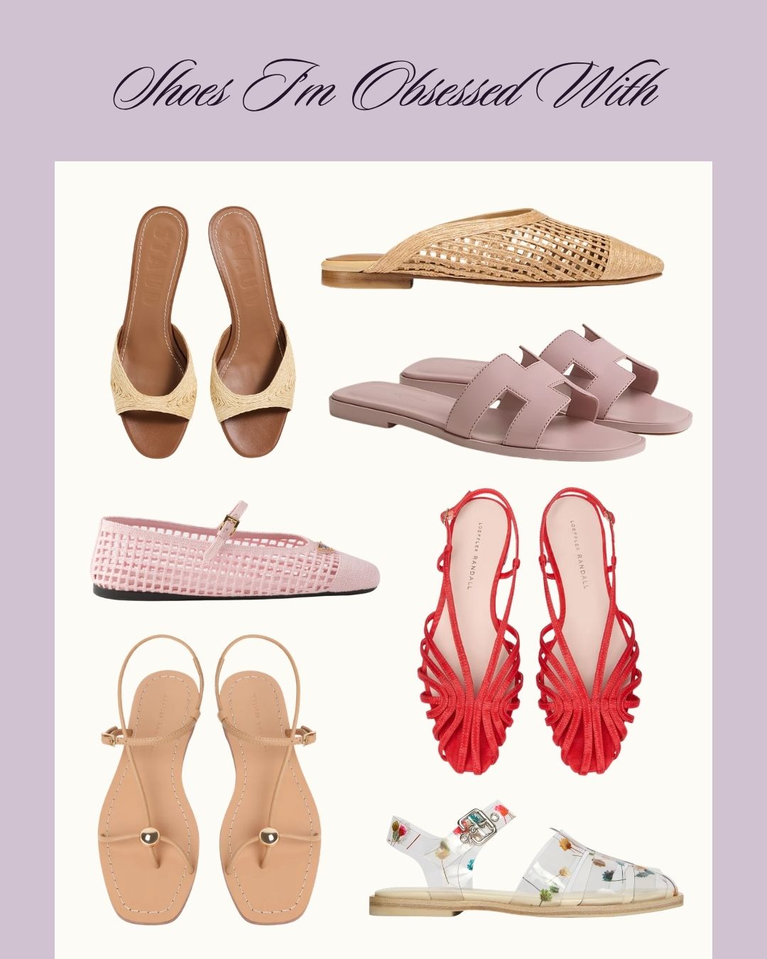 Shoes I'm obsessed with collage.