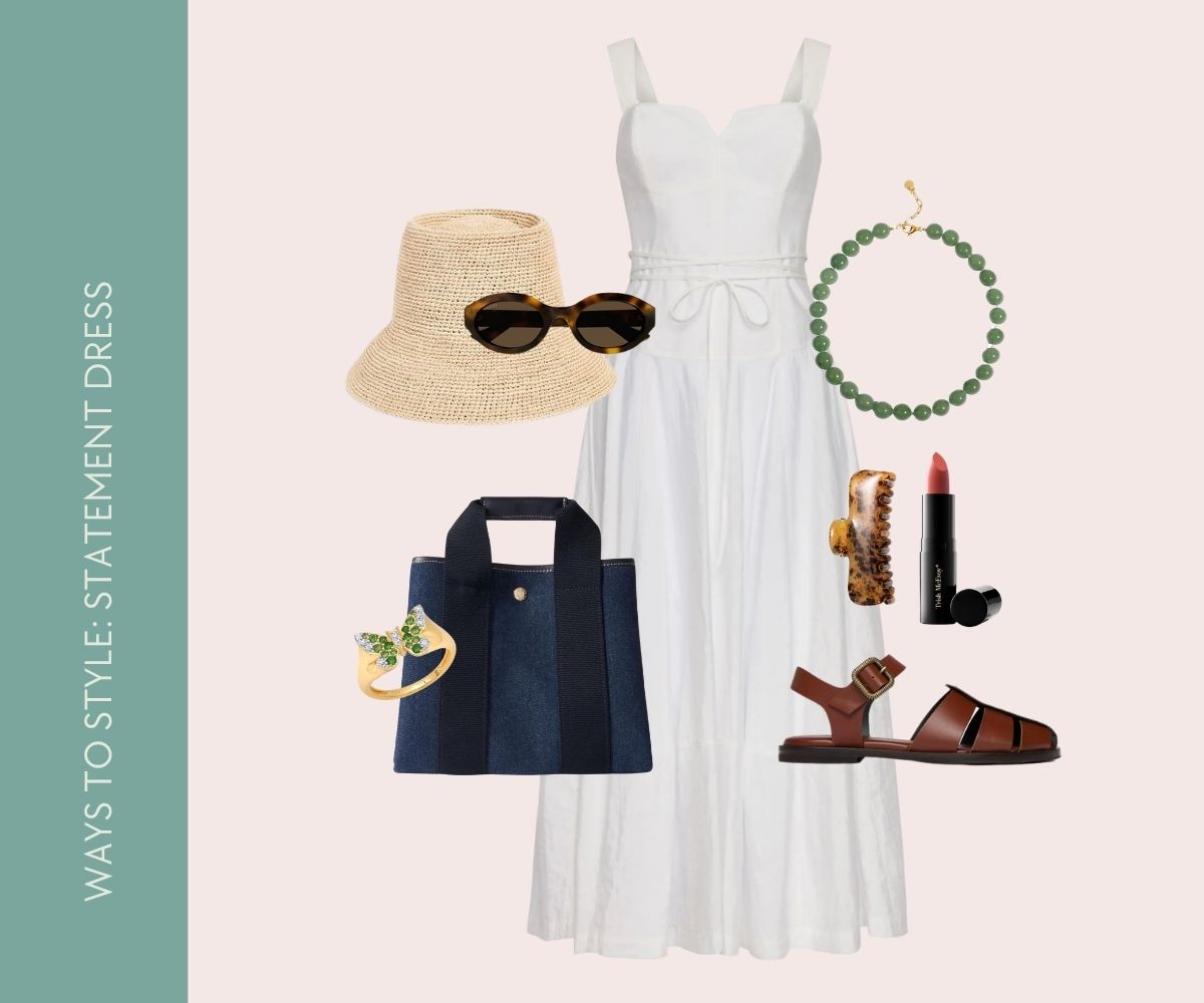 white cinq a sept dress