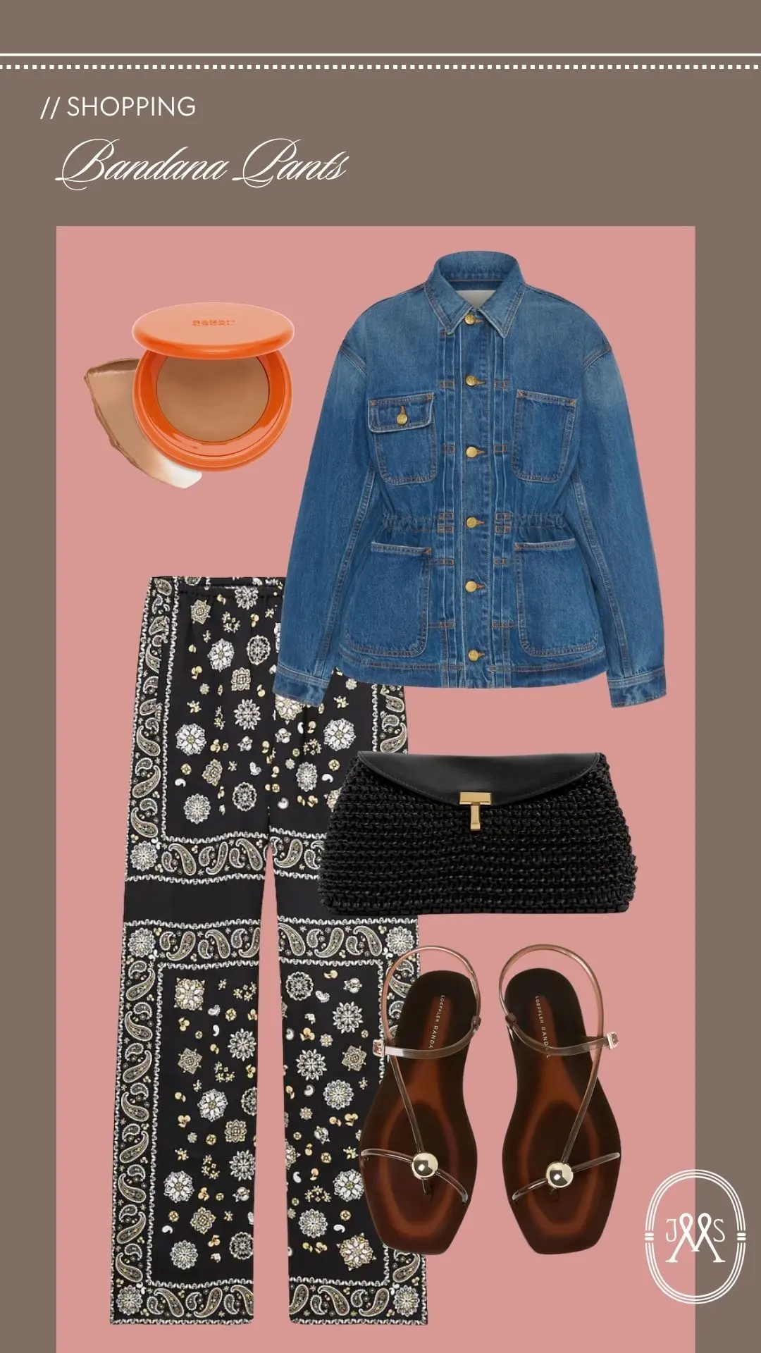 J Crew bandana pants