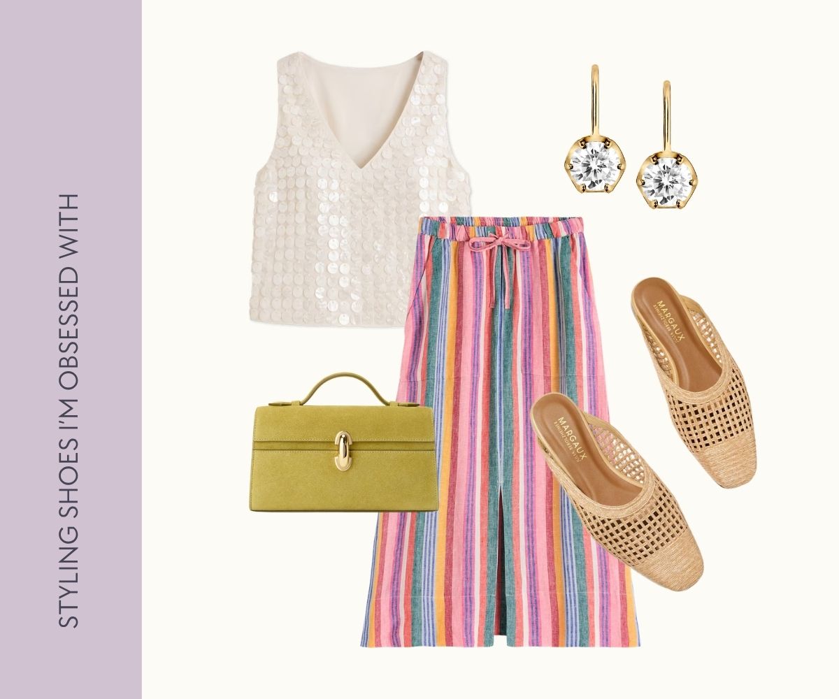 Styling shoes I'm obsessed with collage. 