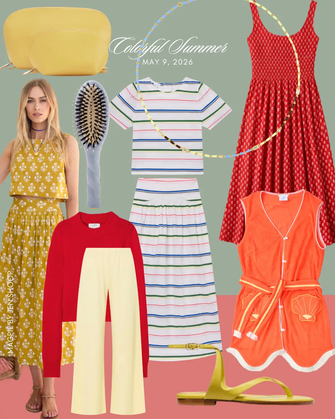colorful summer fashion 2026