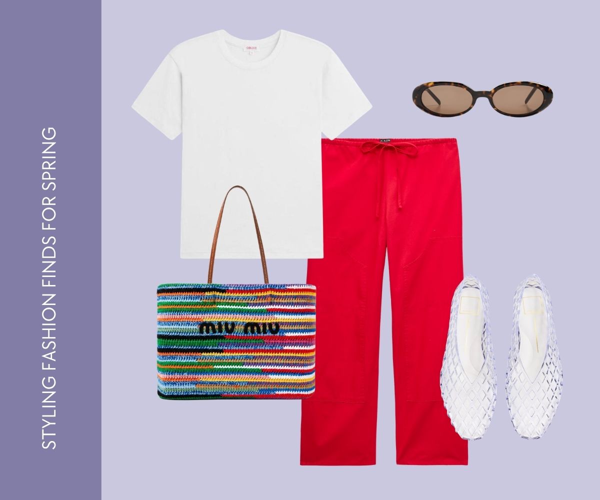 Styling under $200 fashion finds collage. 