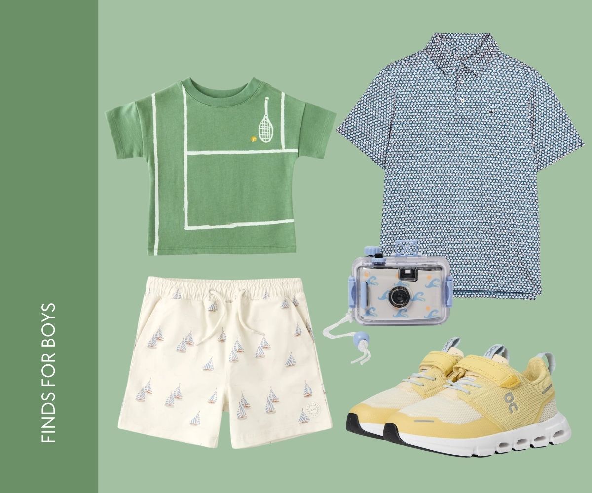Finds for boys collage.