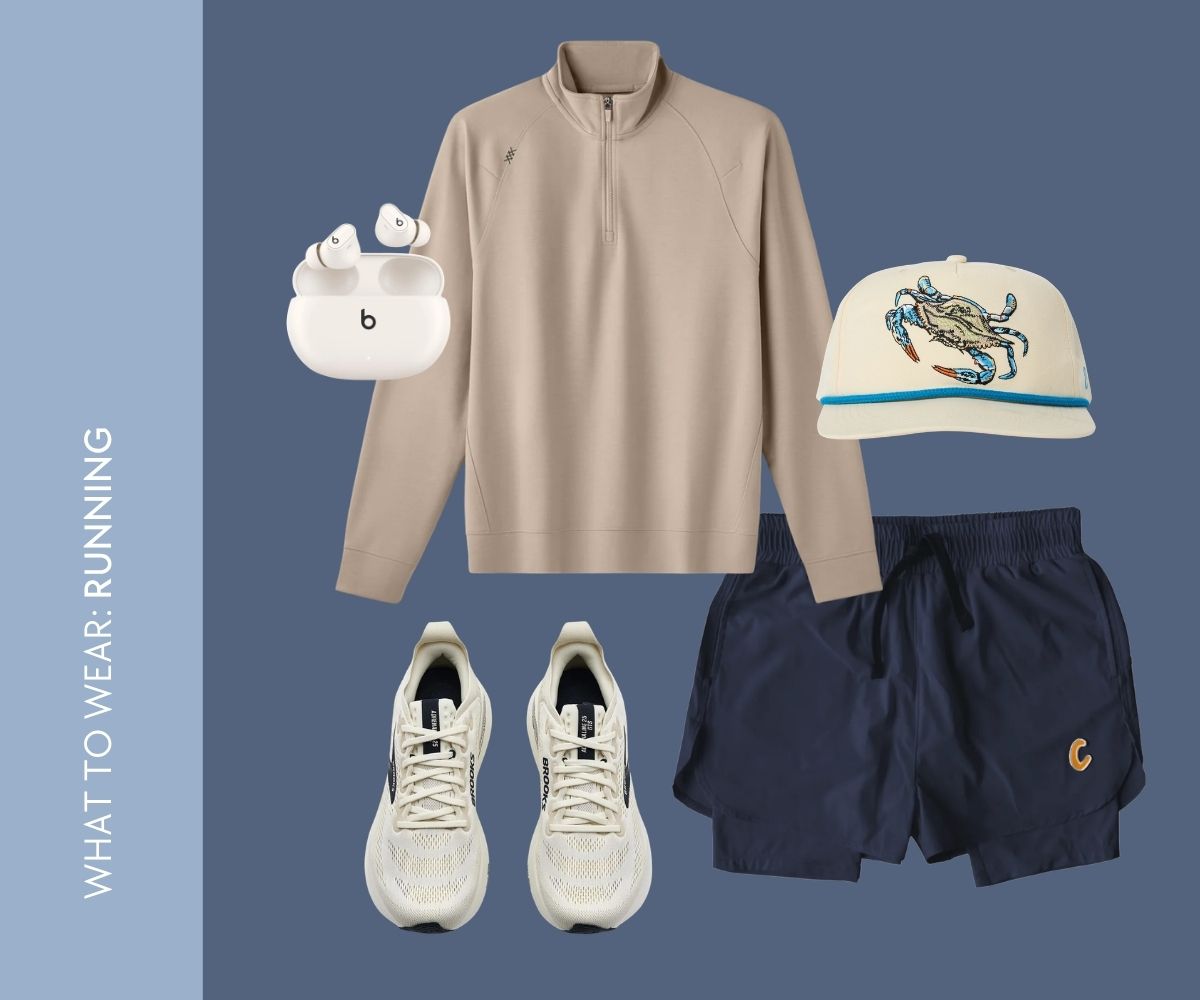 What to wear: running collage. 
