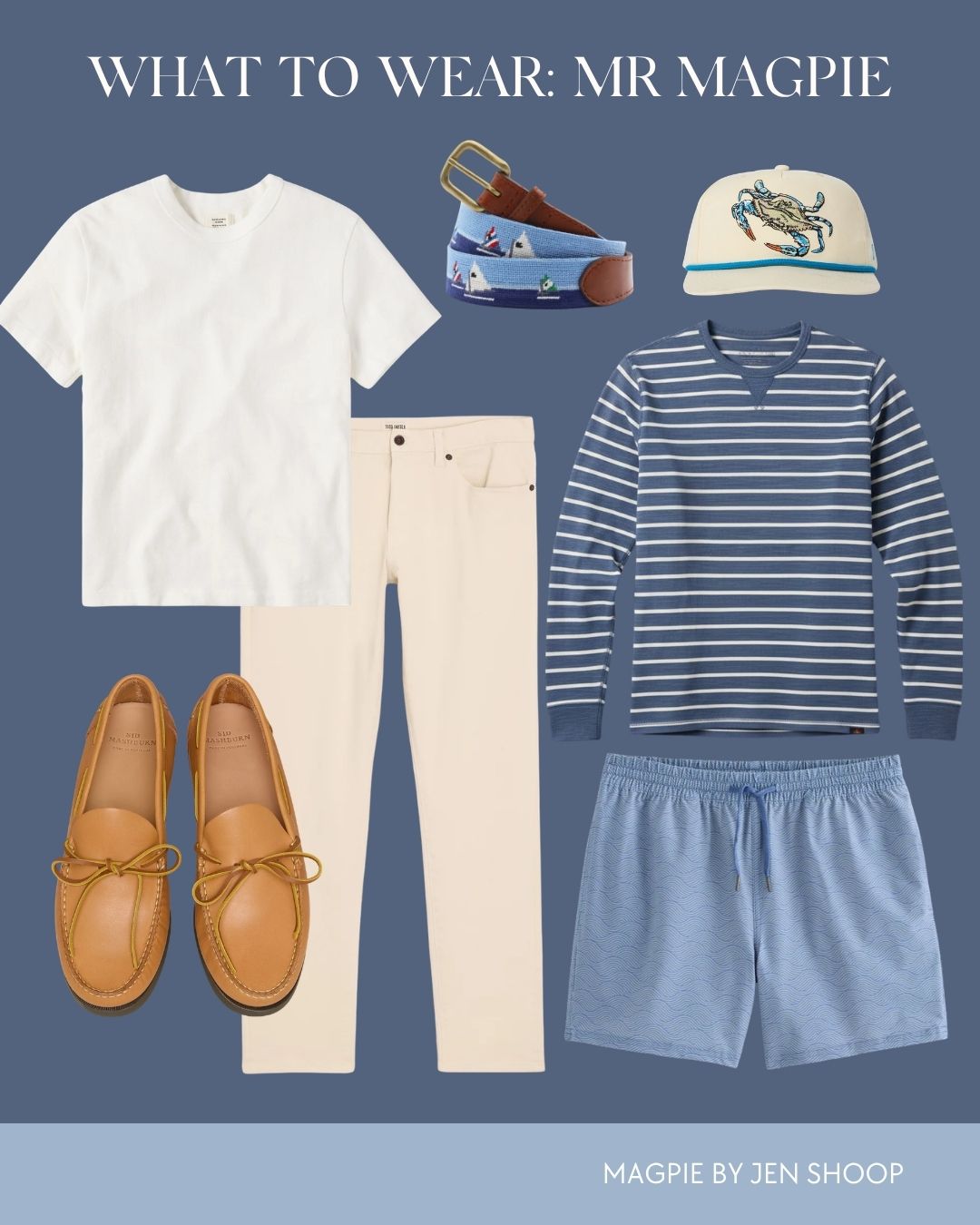 What to wear: Mr. Magpie collage.