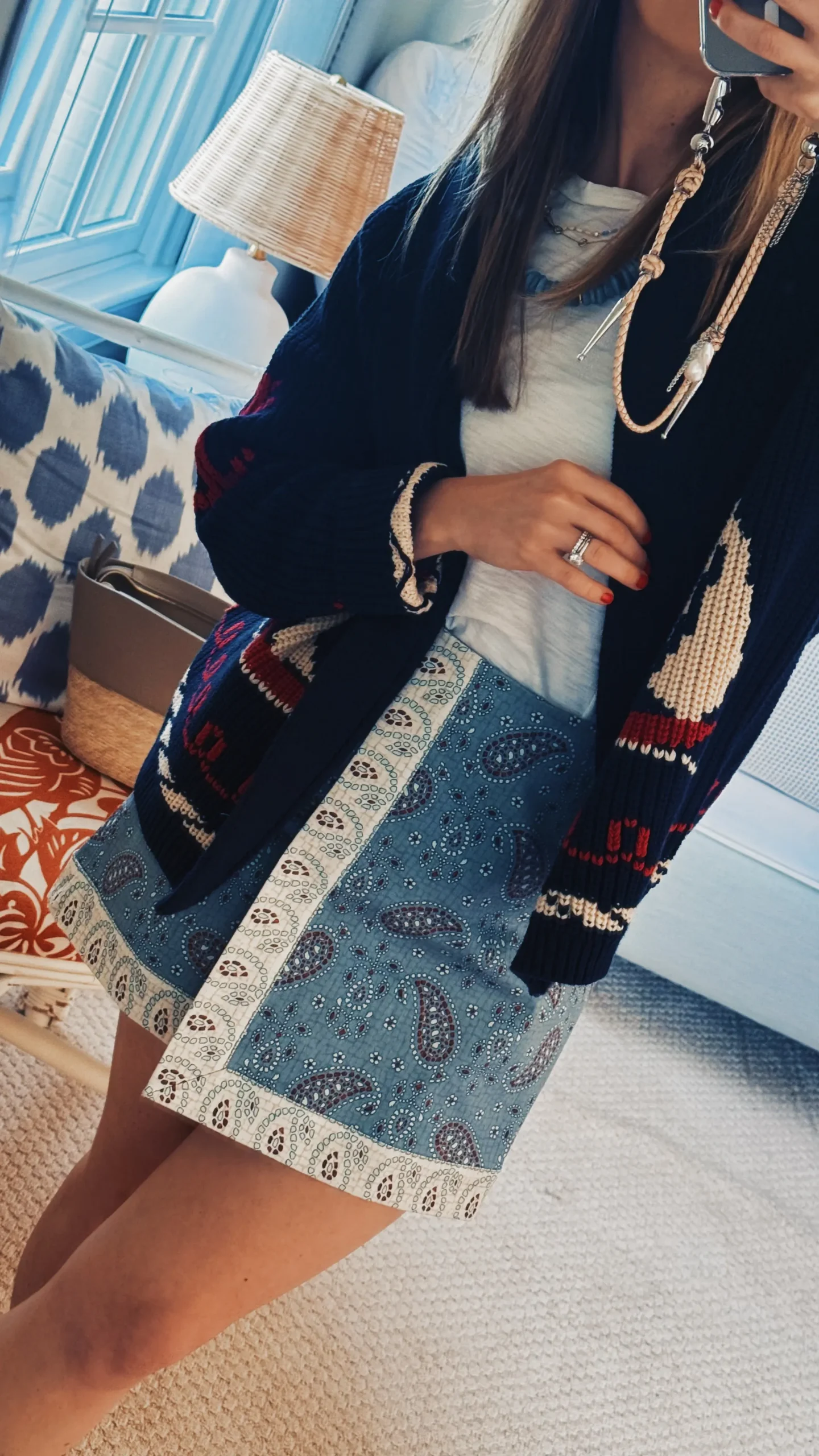 Hill House wrap skirt