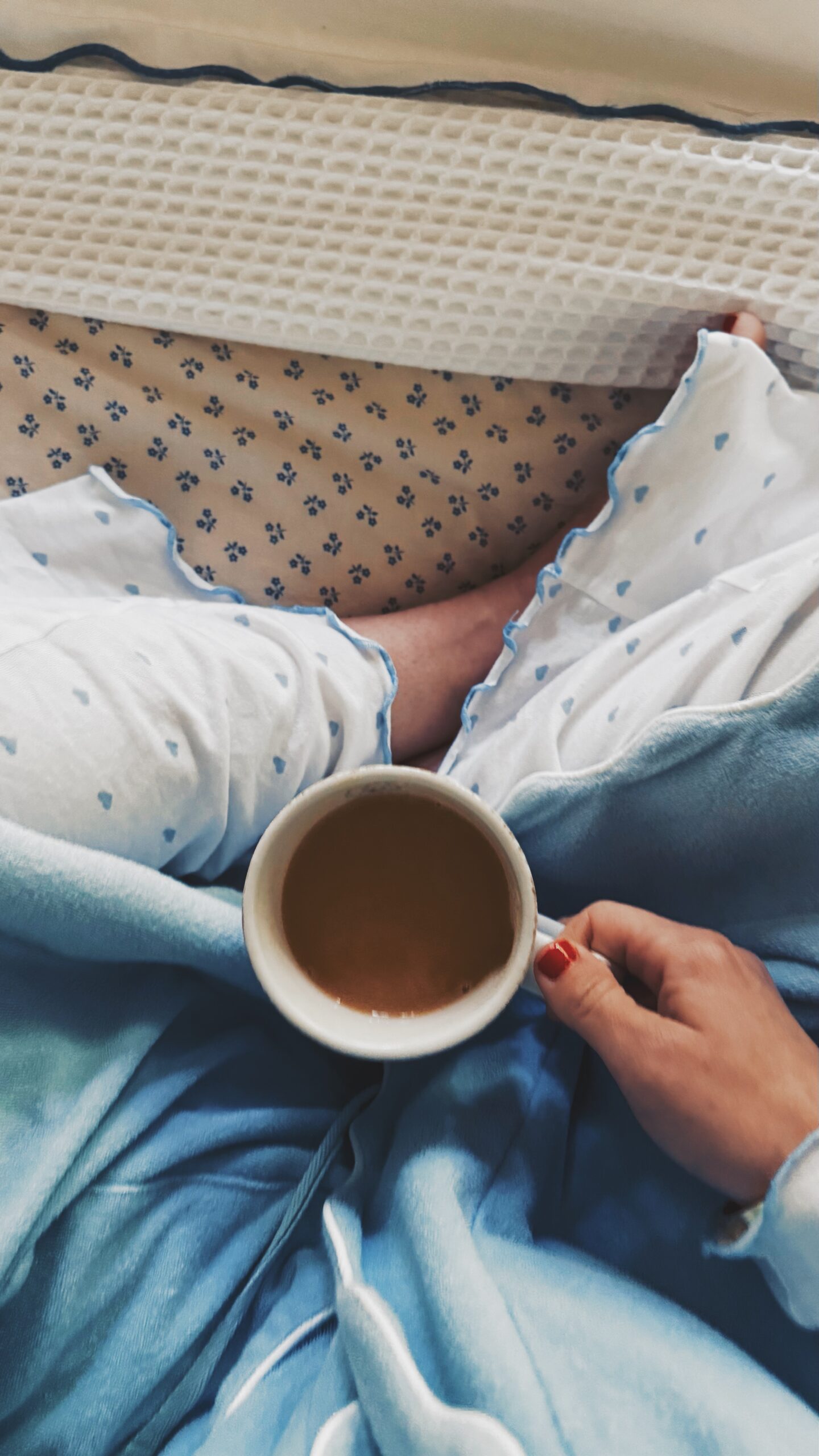 blue heart pajamas 