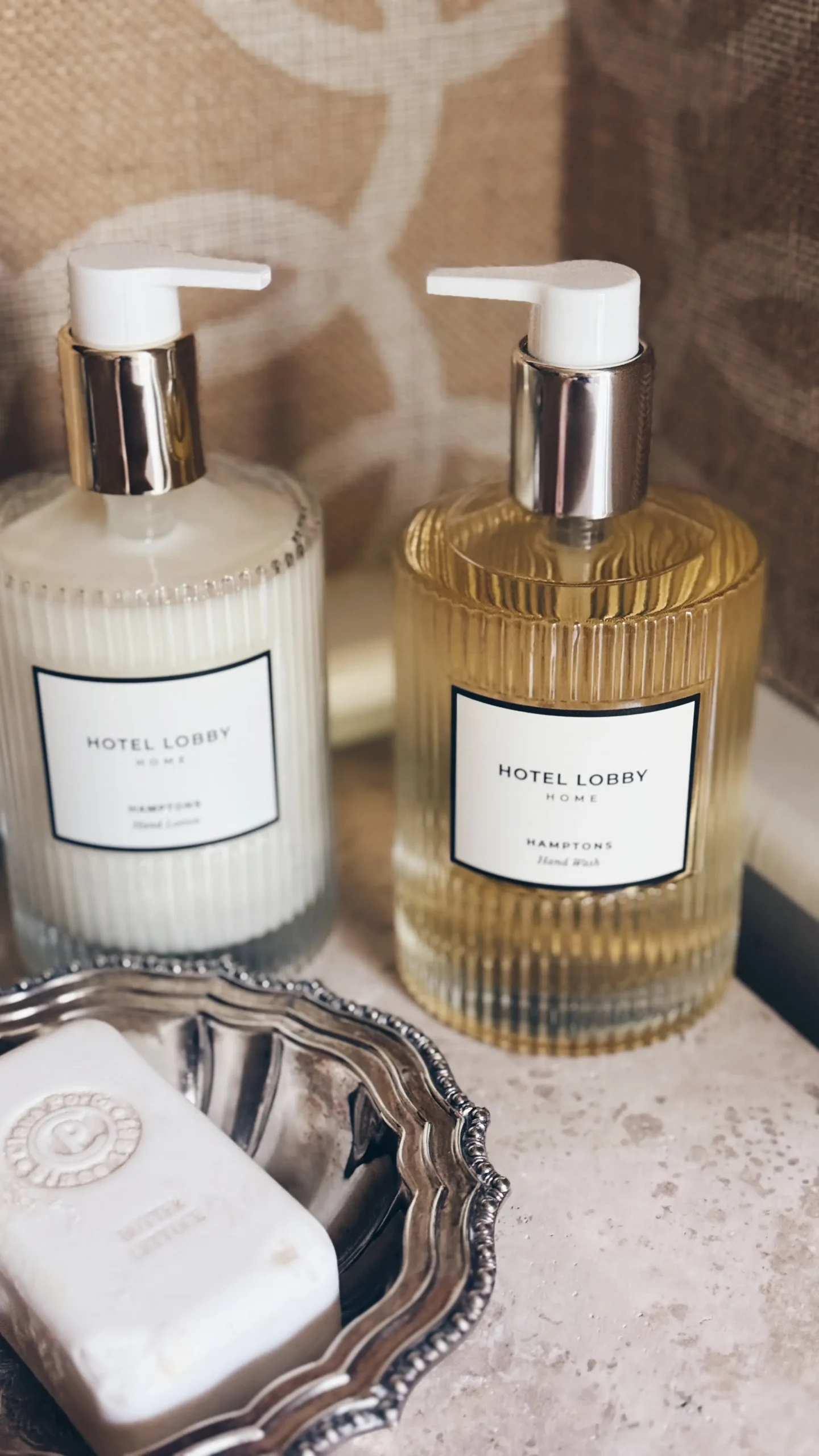 Hotel Lobby soap and cream duo