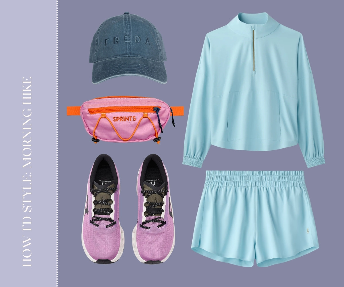 How I'd style: morning hike collage.