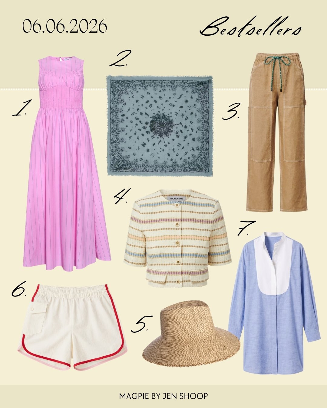 Jen Shoop Best Sellers Summer Style Collage