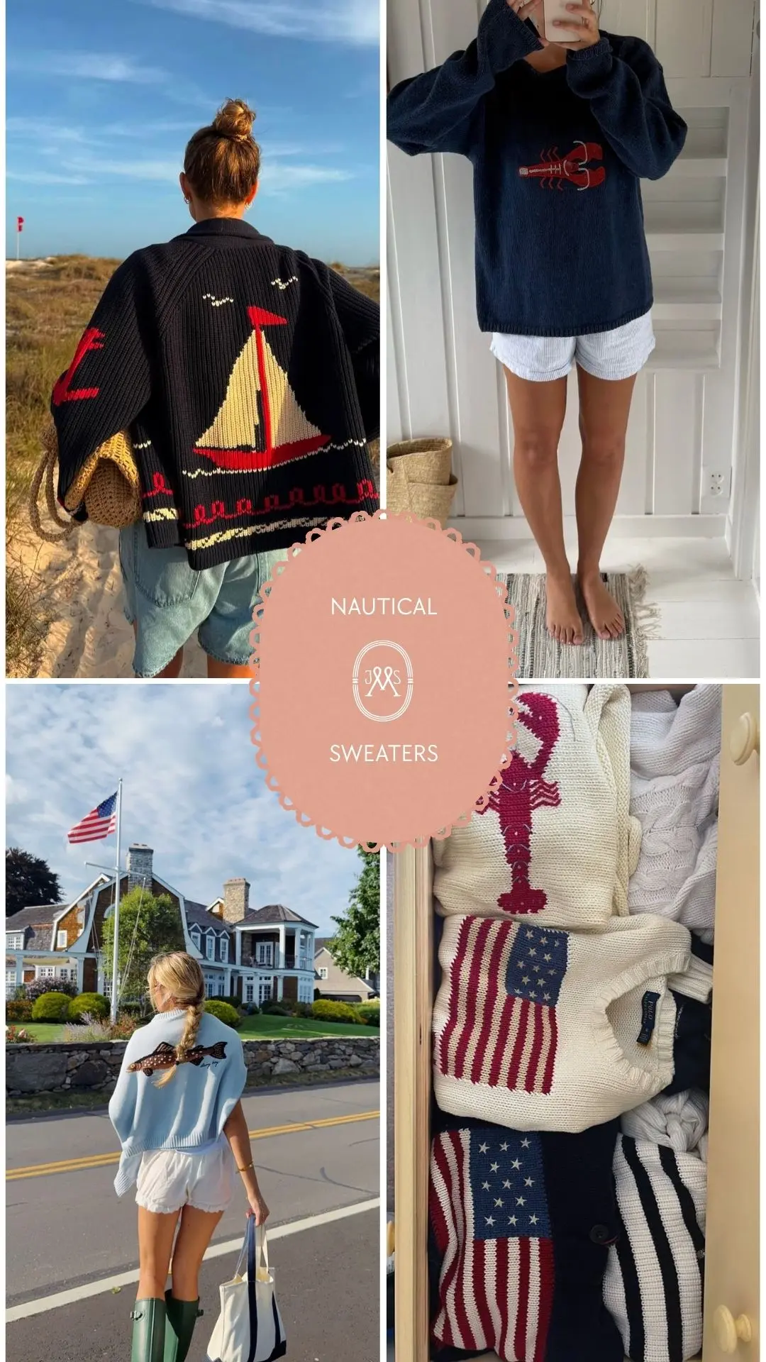 Nautical Cardigans for Summer