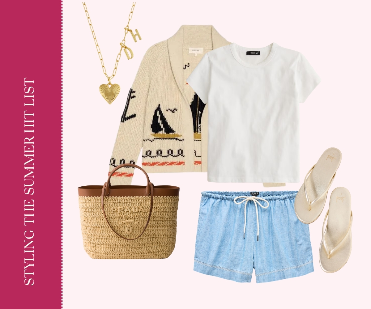 Styling the summer hit list collage. 