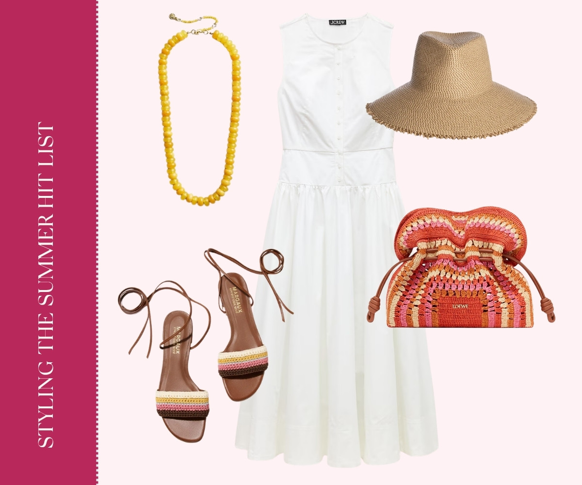 Styling the summer hit list collage. 