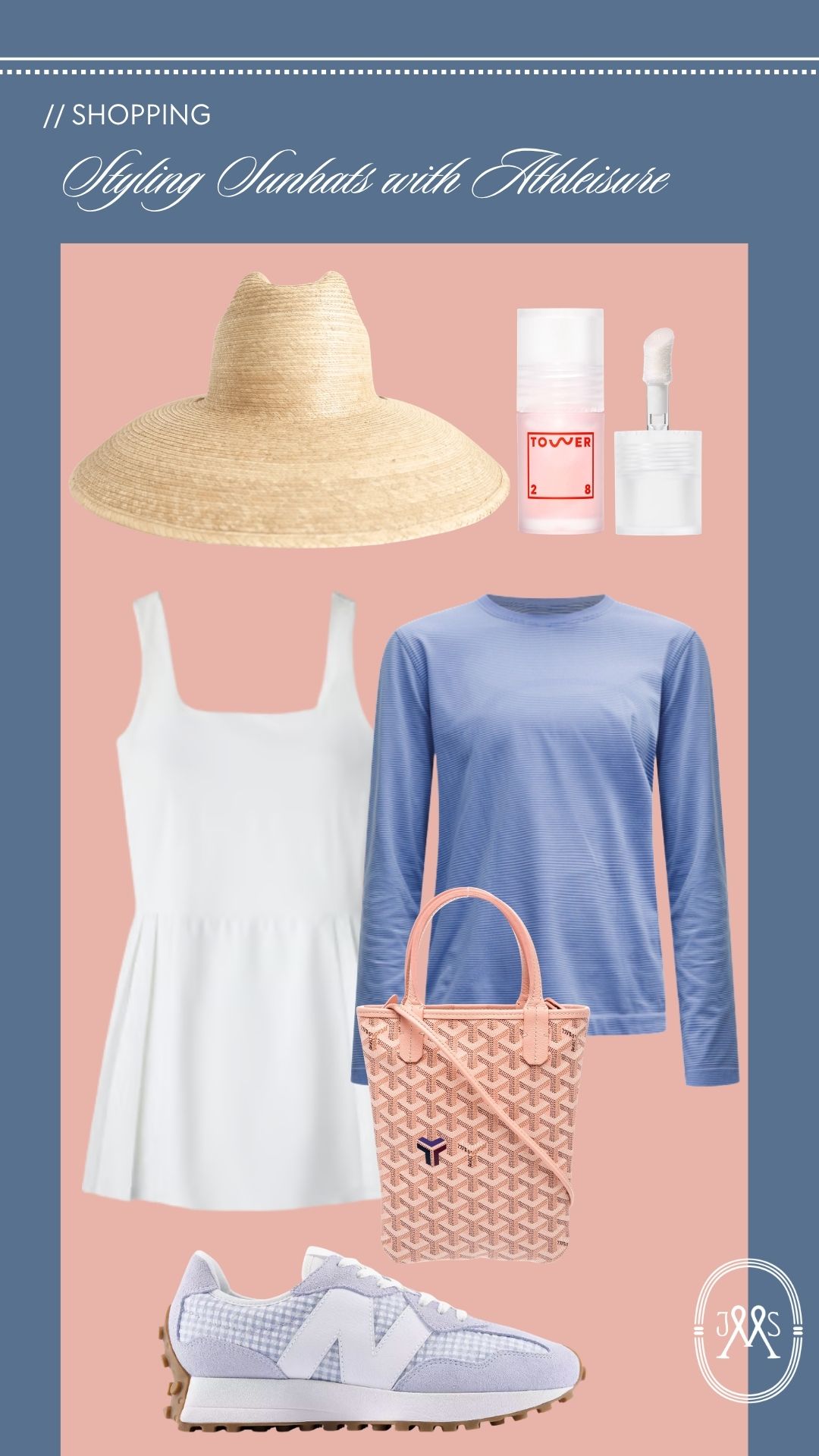 Styling a sunhat with everyday clothes
