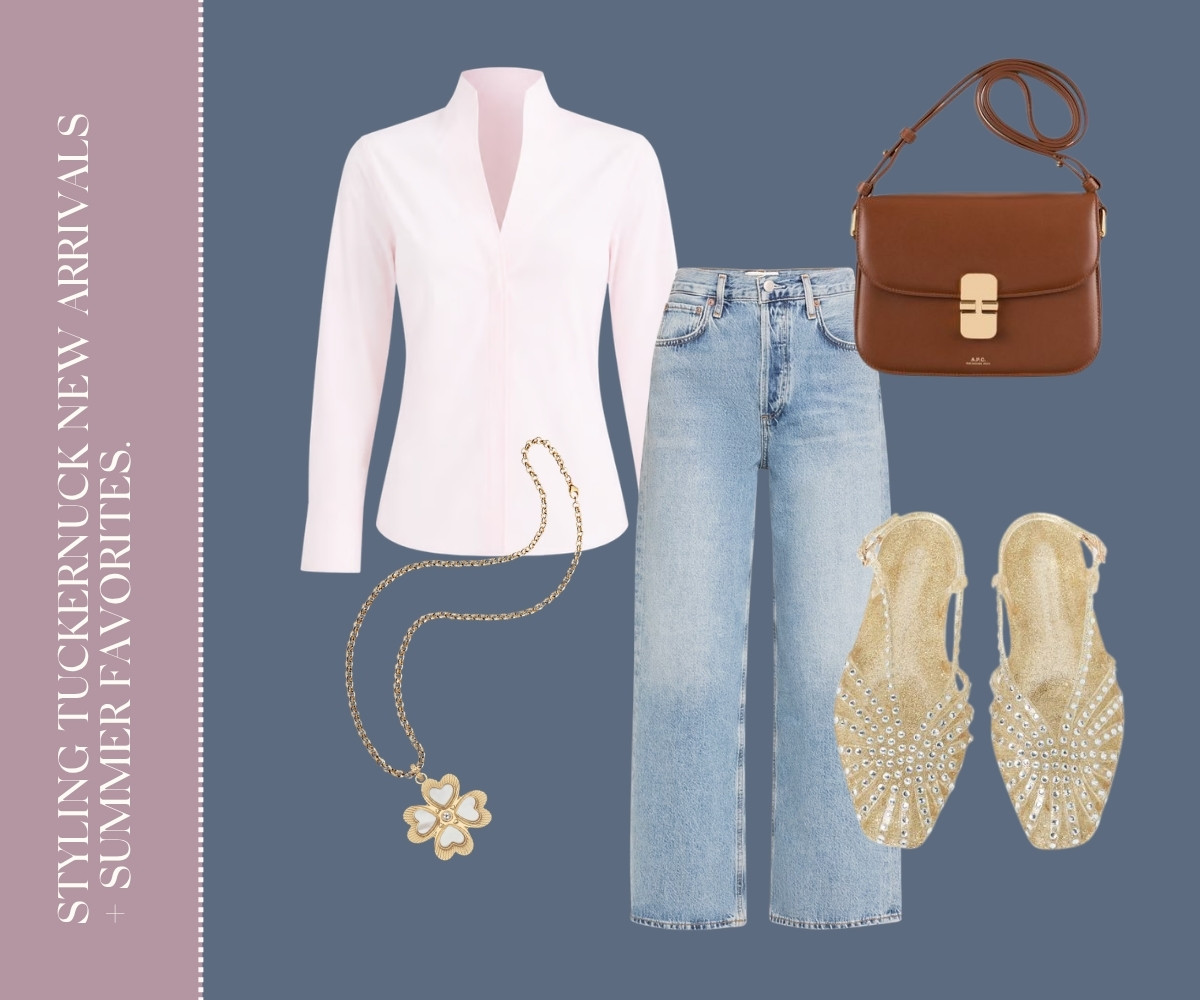 Styling Tuckernuck new arrivals + summer favorites collage.