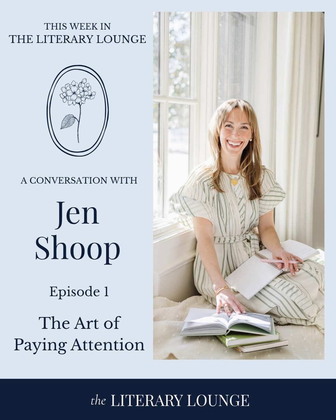 Jen Shoop Literary Lounge Podcast