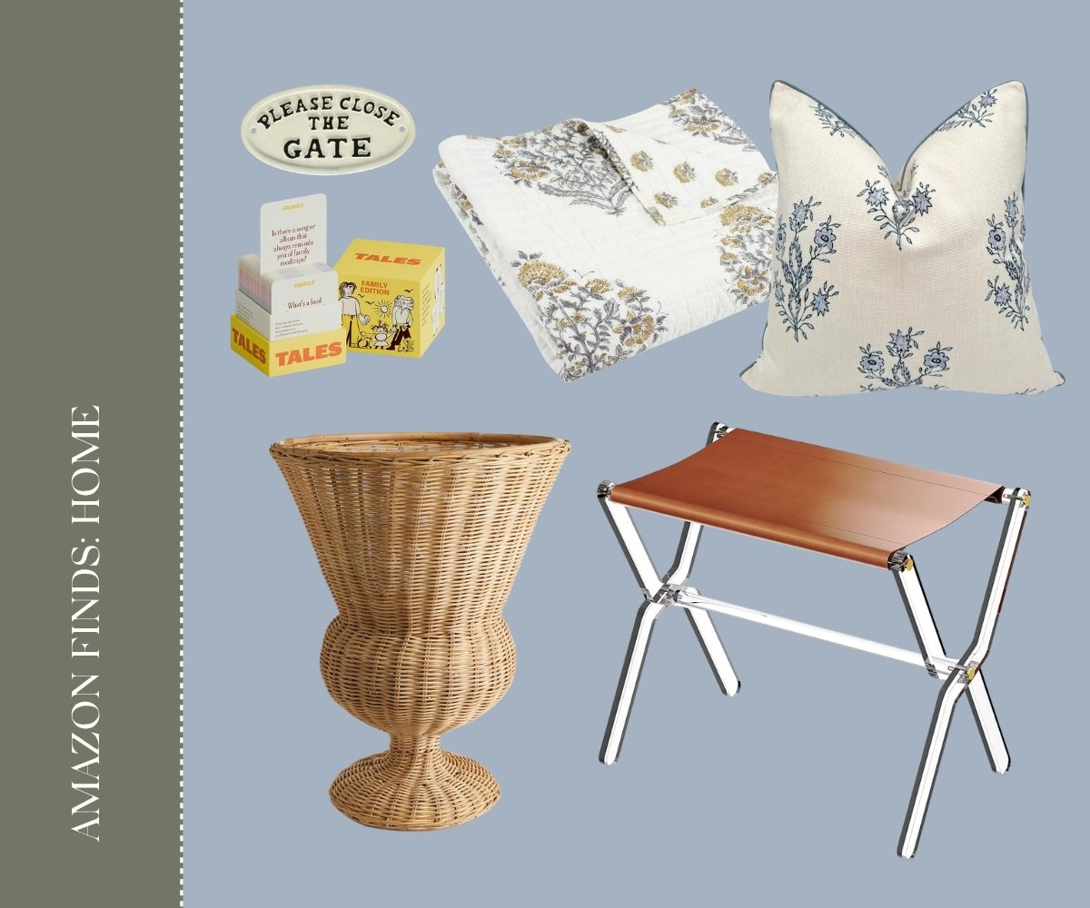 Amazon finds: home collage.
