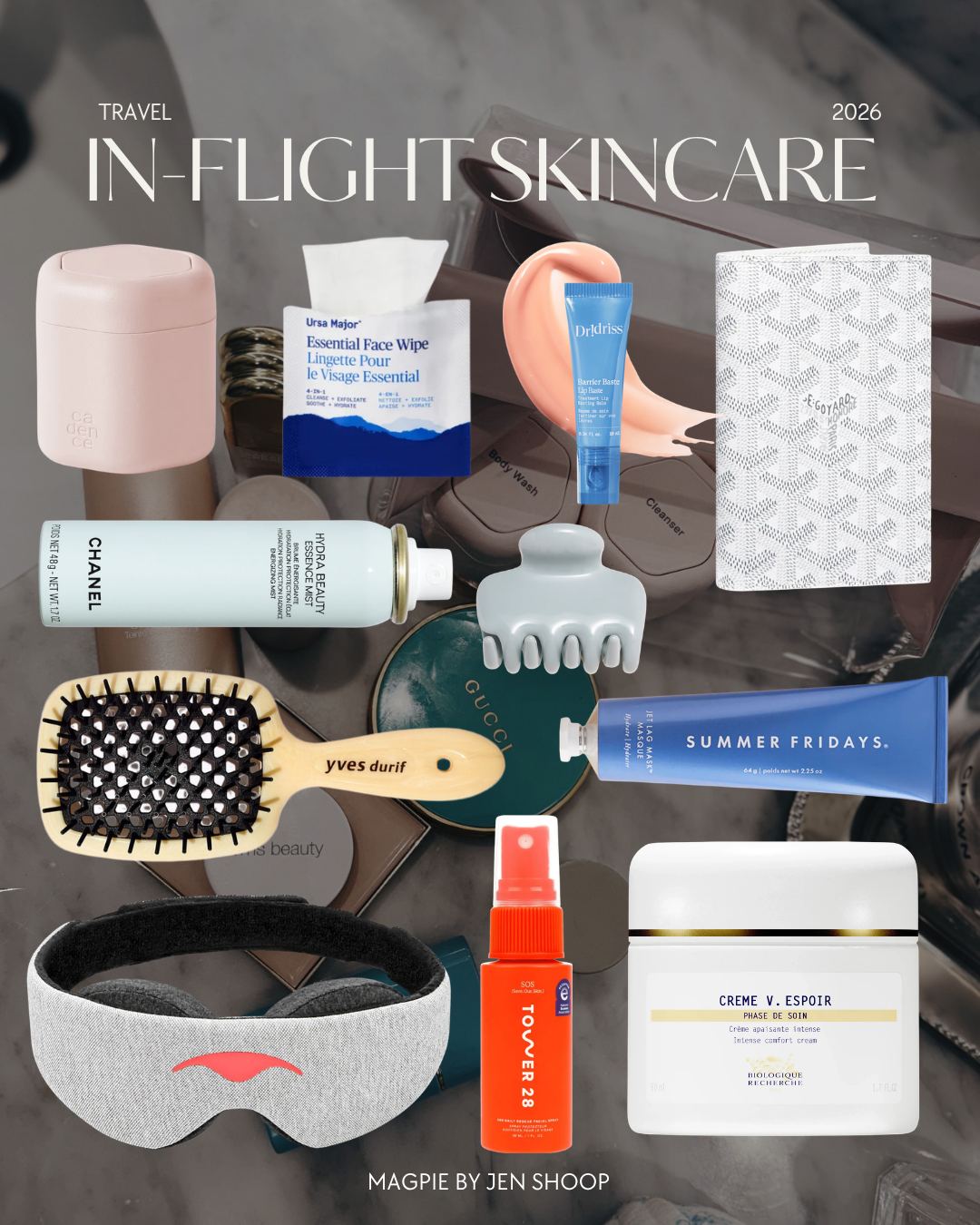 best inflight skincare
