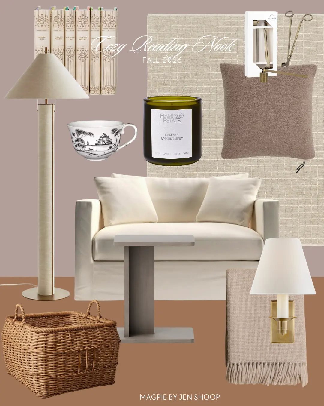 cozy reading nook