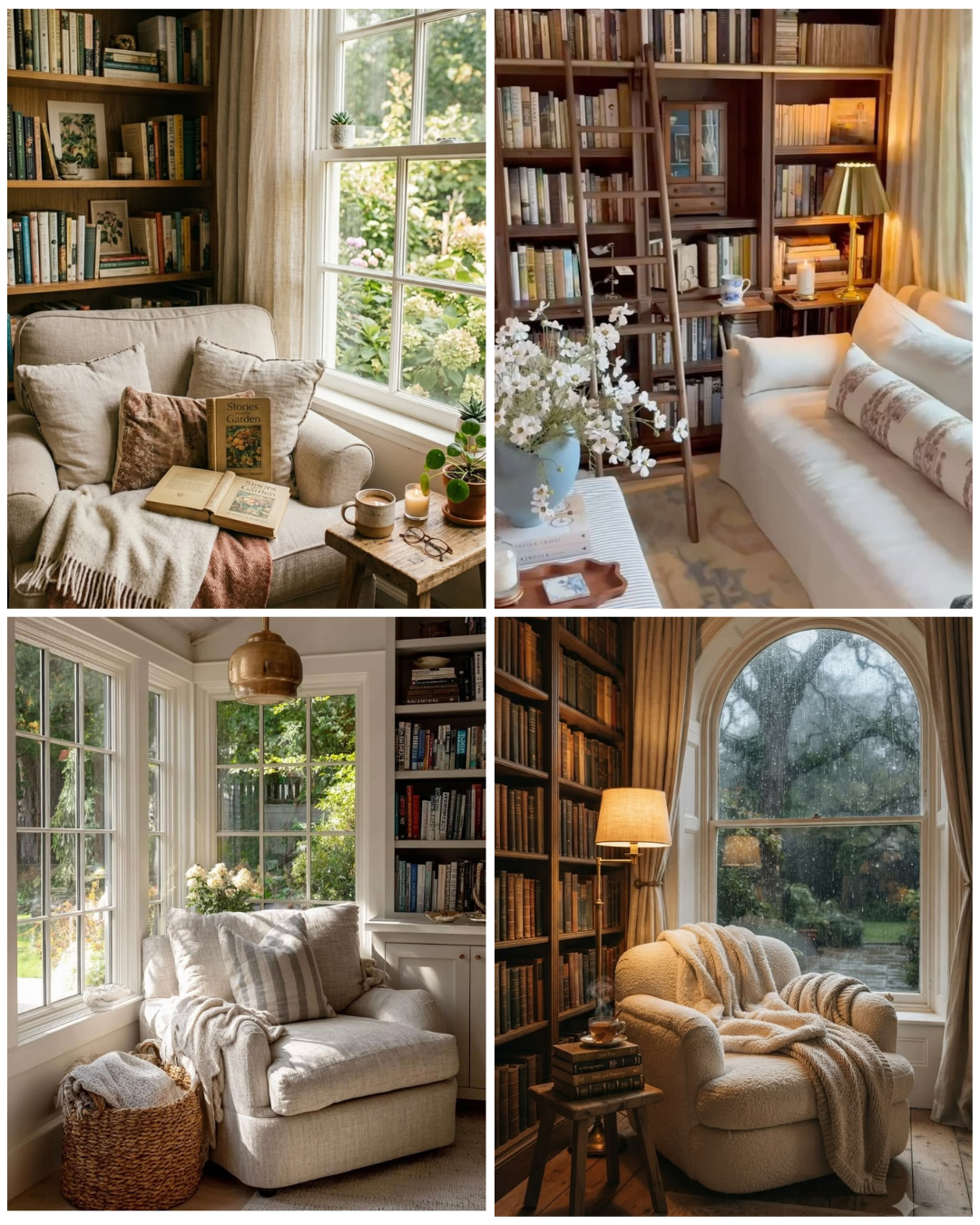 cozy reading nook