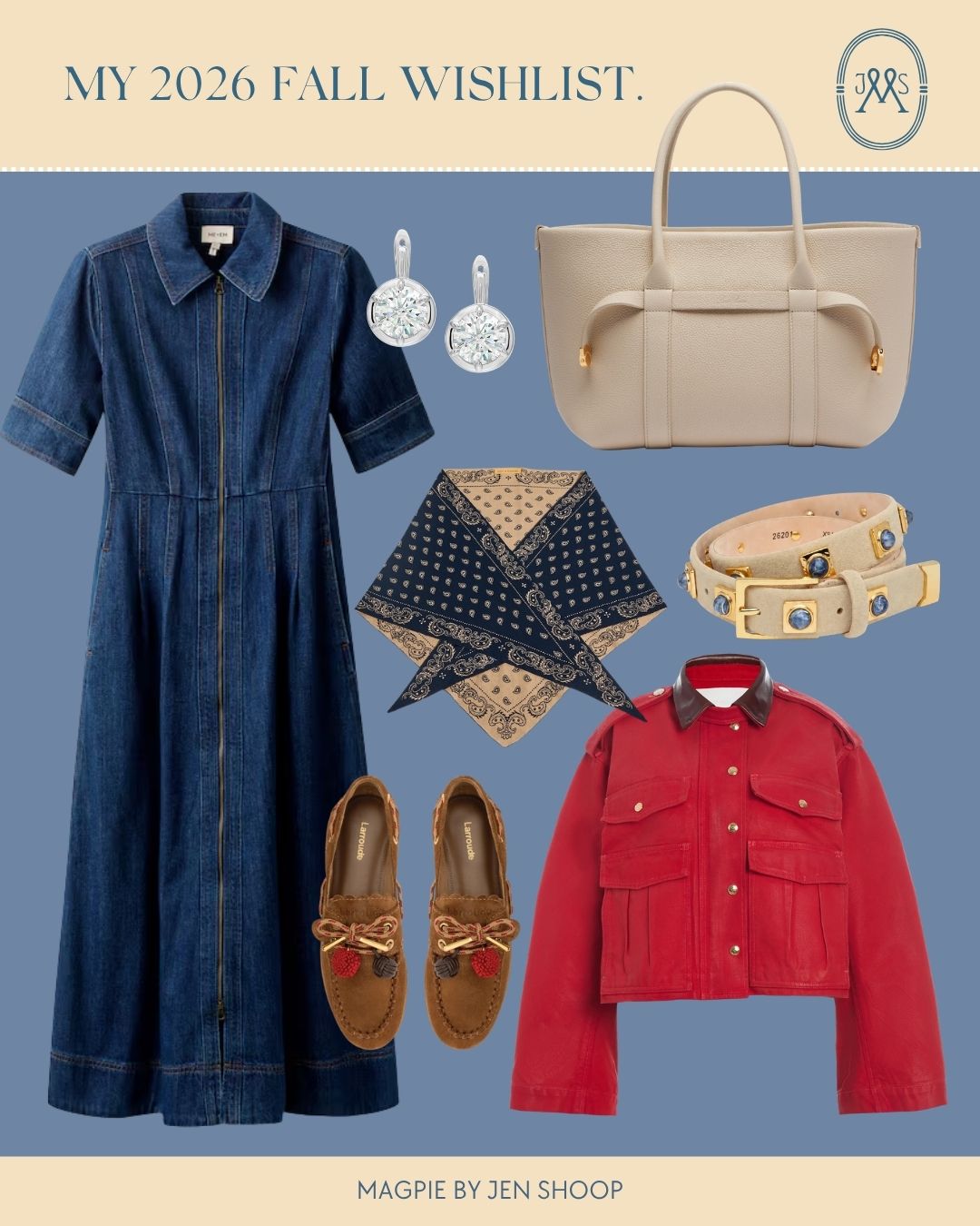 My 2026 fall wishlist collage. 