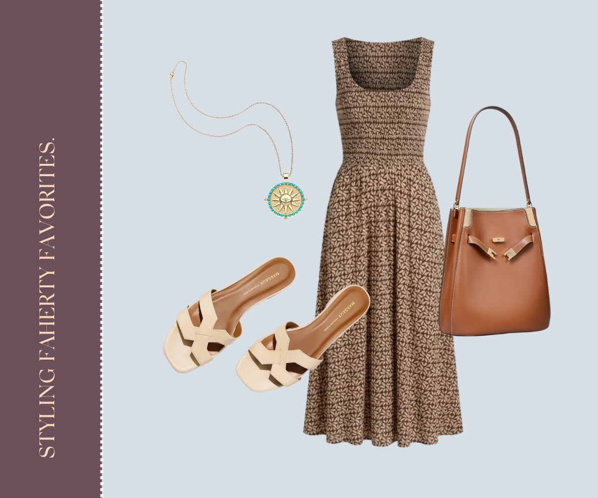 Styling Faherty favorites collage.