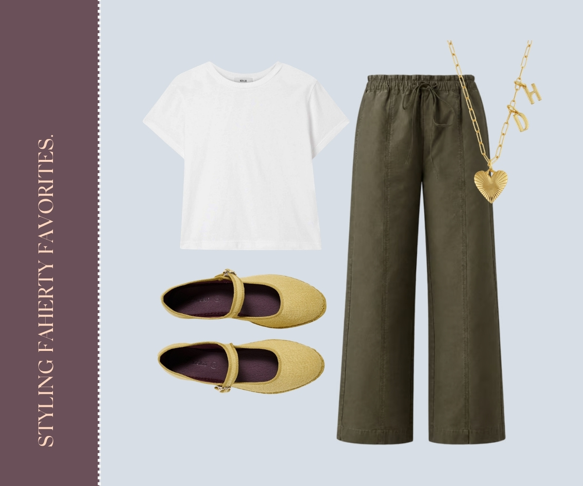 Styling Faherty favorites collage.
