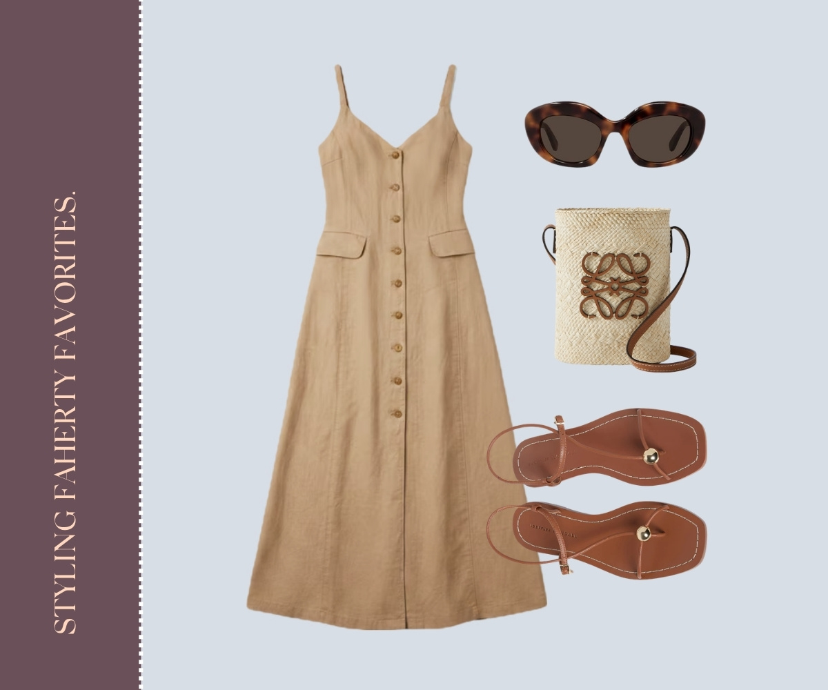 Styling Faherty favorites collage.