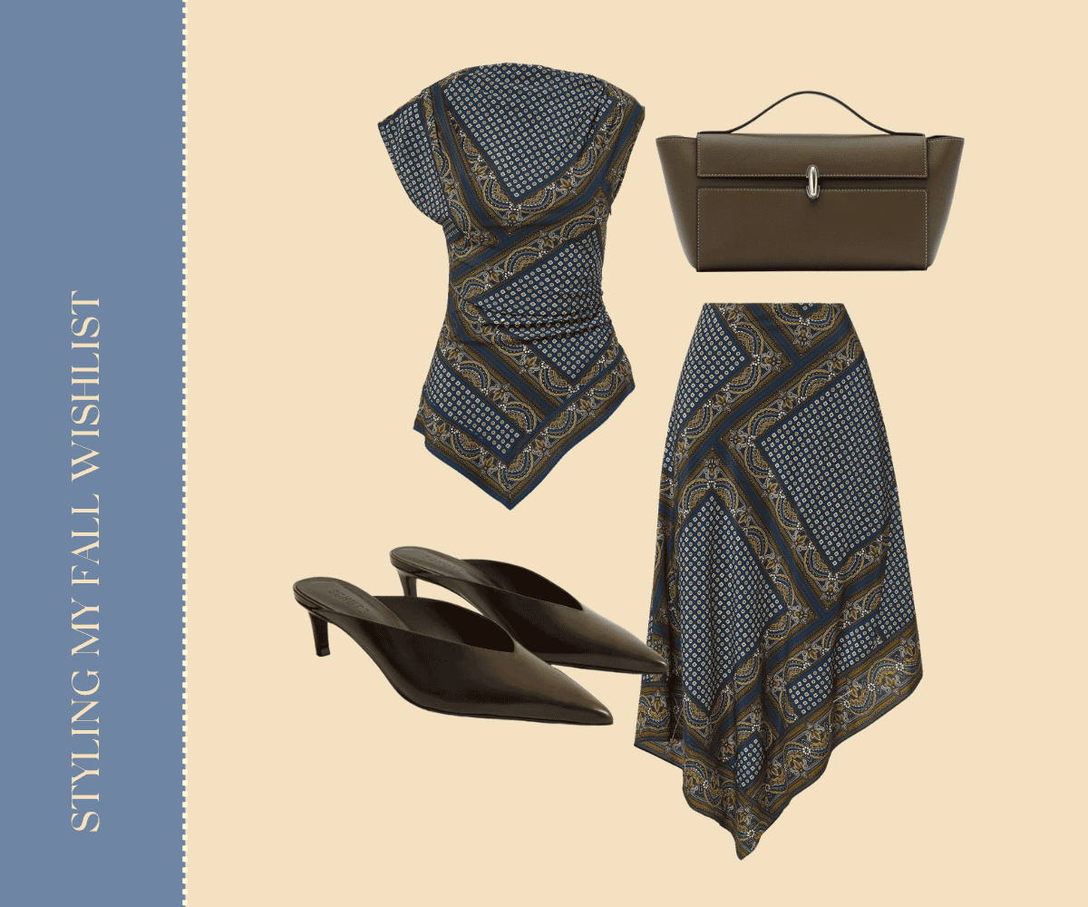 Styling my fall wishlist collage.