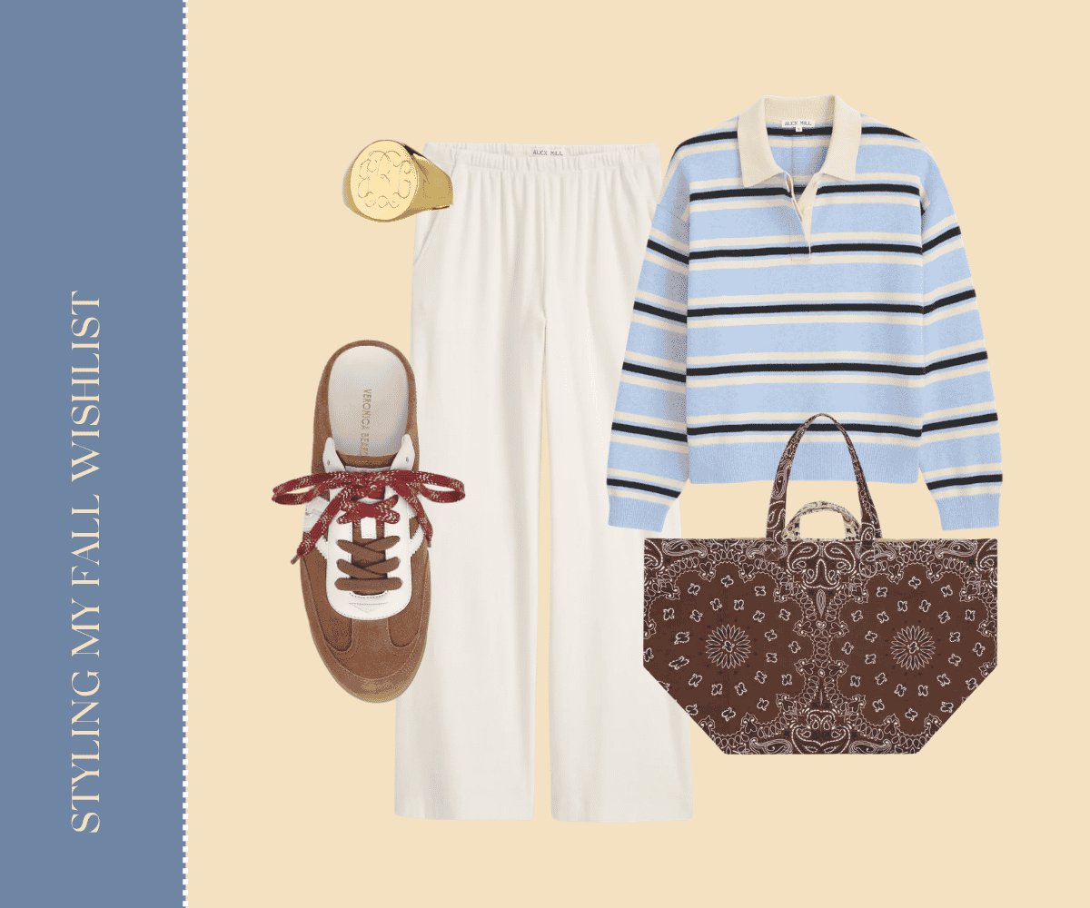 Styling my fall wishlist collage. 