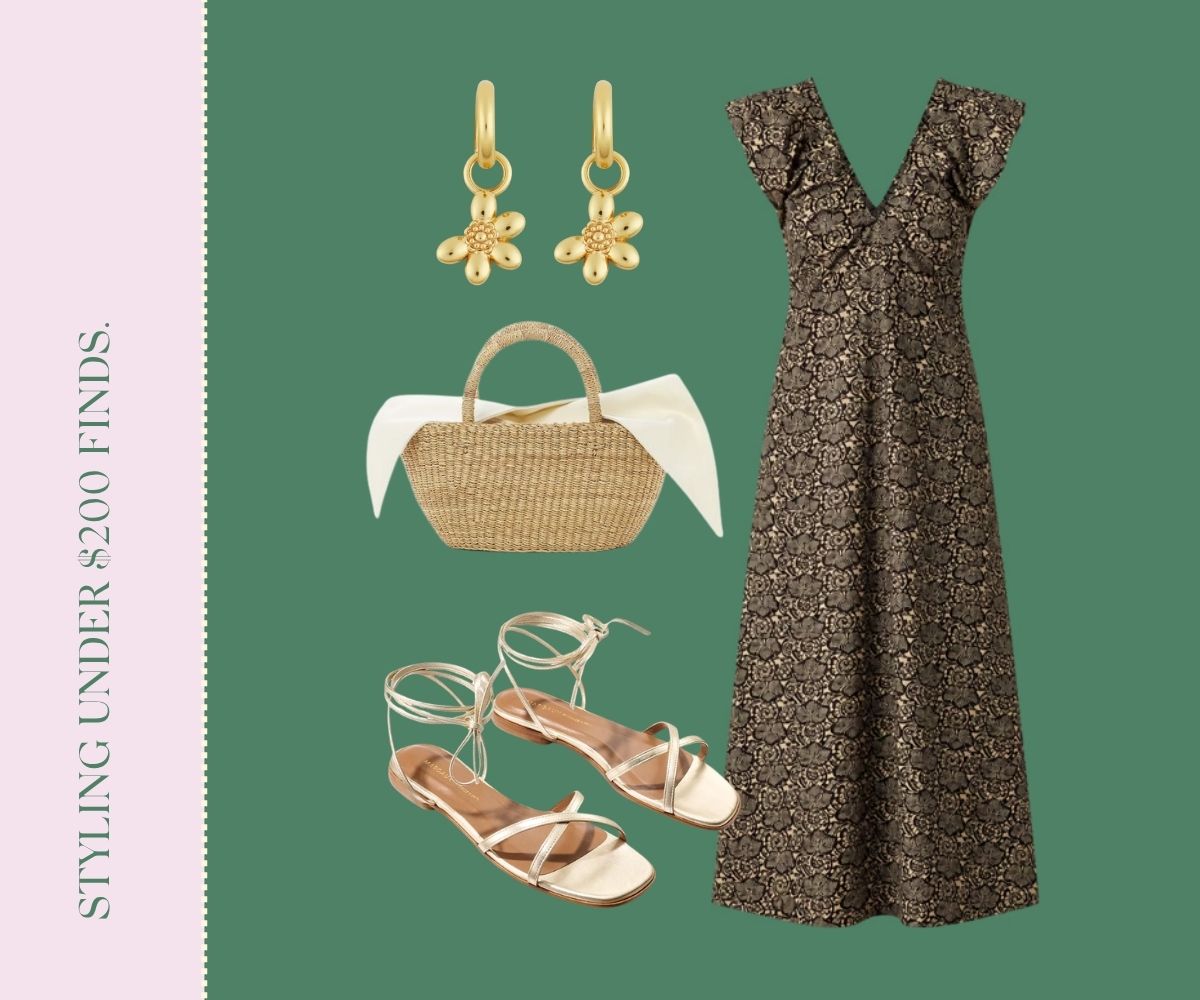 Styling under $200 finds collage.