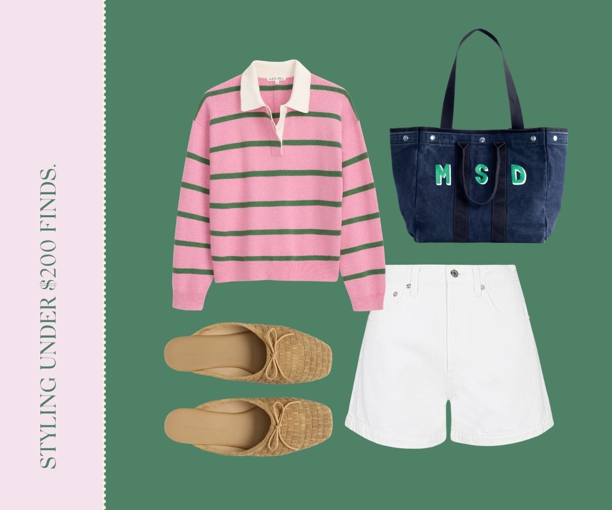 Styling under $200 finds collage.