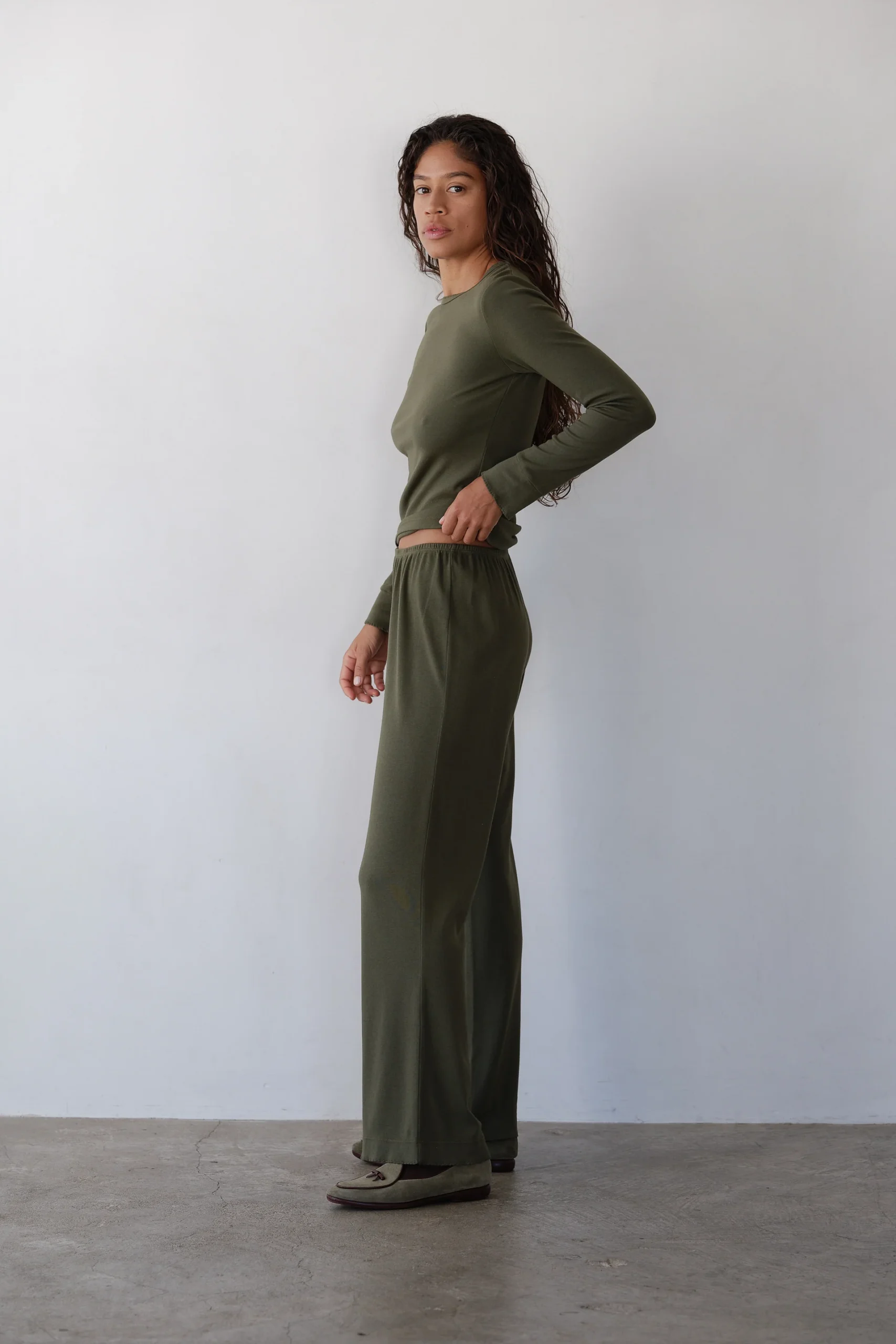 donni rib pant