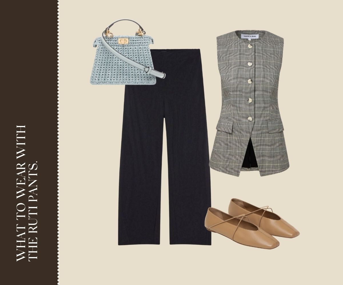 What to wear with the cadets poplin pants collage.