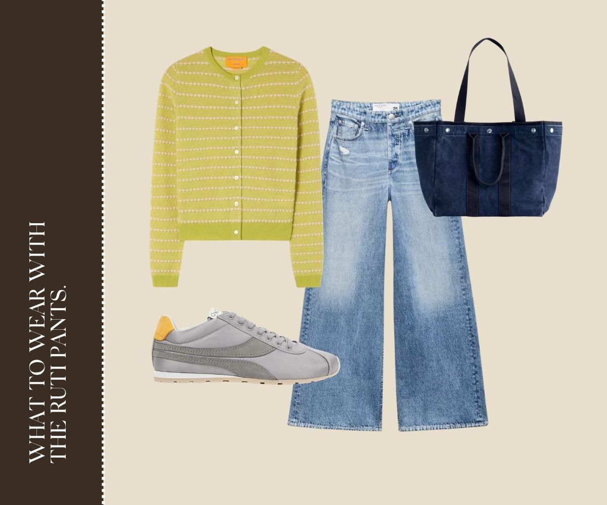 What to wear with the cadets poplin pants collage.